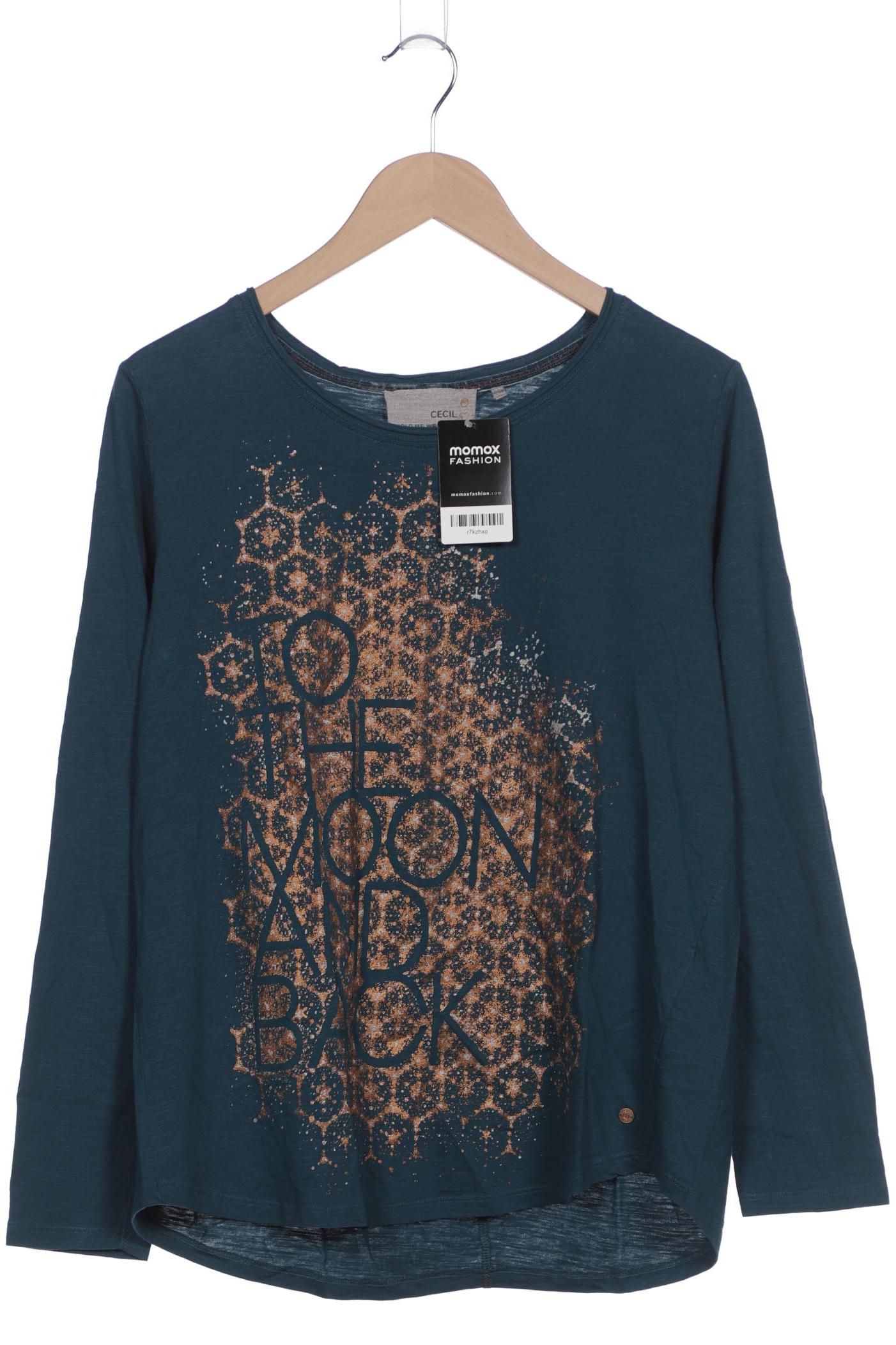 

Cecil Damen Langarmshirt, grün, Gr. 44