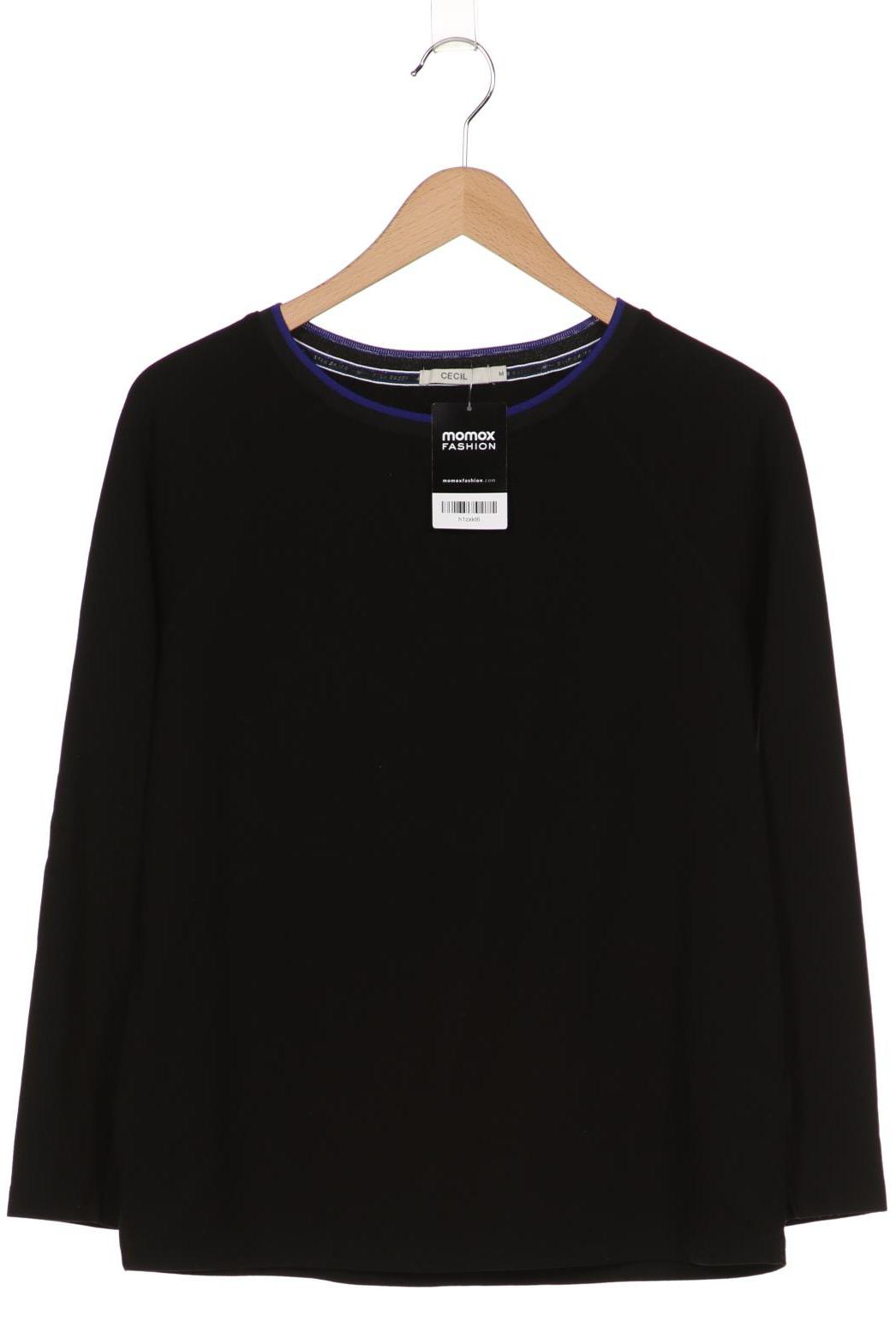 

Cecil Damen Langarmshirt, schwarz, Gr. 38