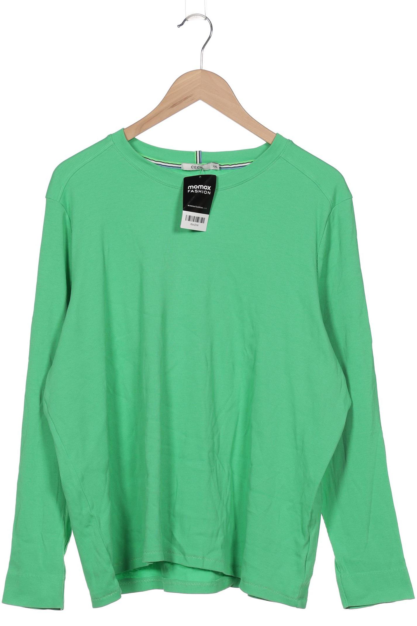 

Cecil Damen Langarmshirt, grün, Gr. 46