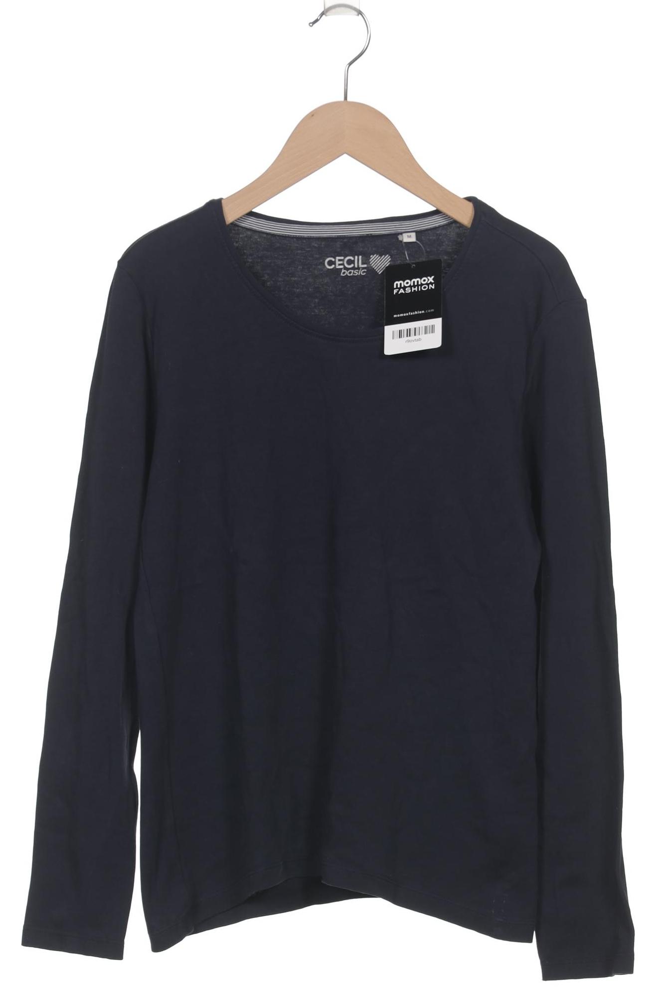 

Cecil Damen Langarmshirt, marineblau, Gr. 38