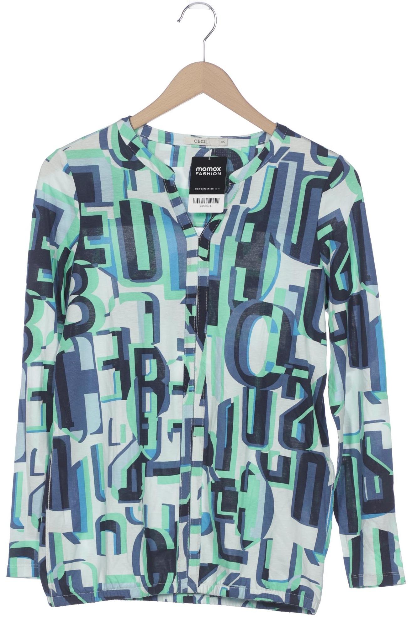 

Cecil Damen Langarmshirt, marineblau, Gr. 34