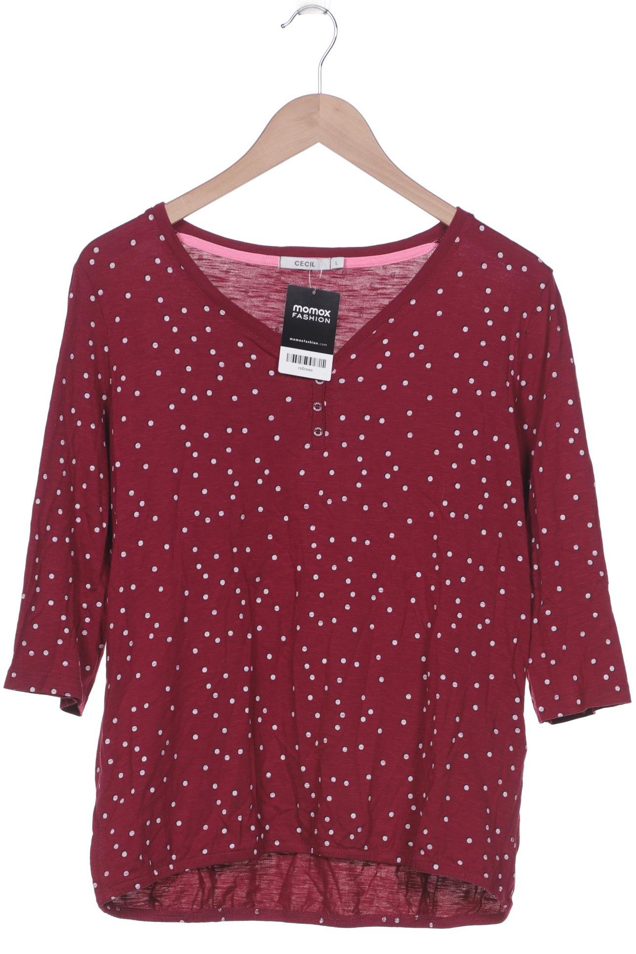 

CECIL Damen Langarmshirt, bordeaux