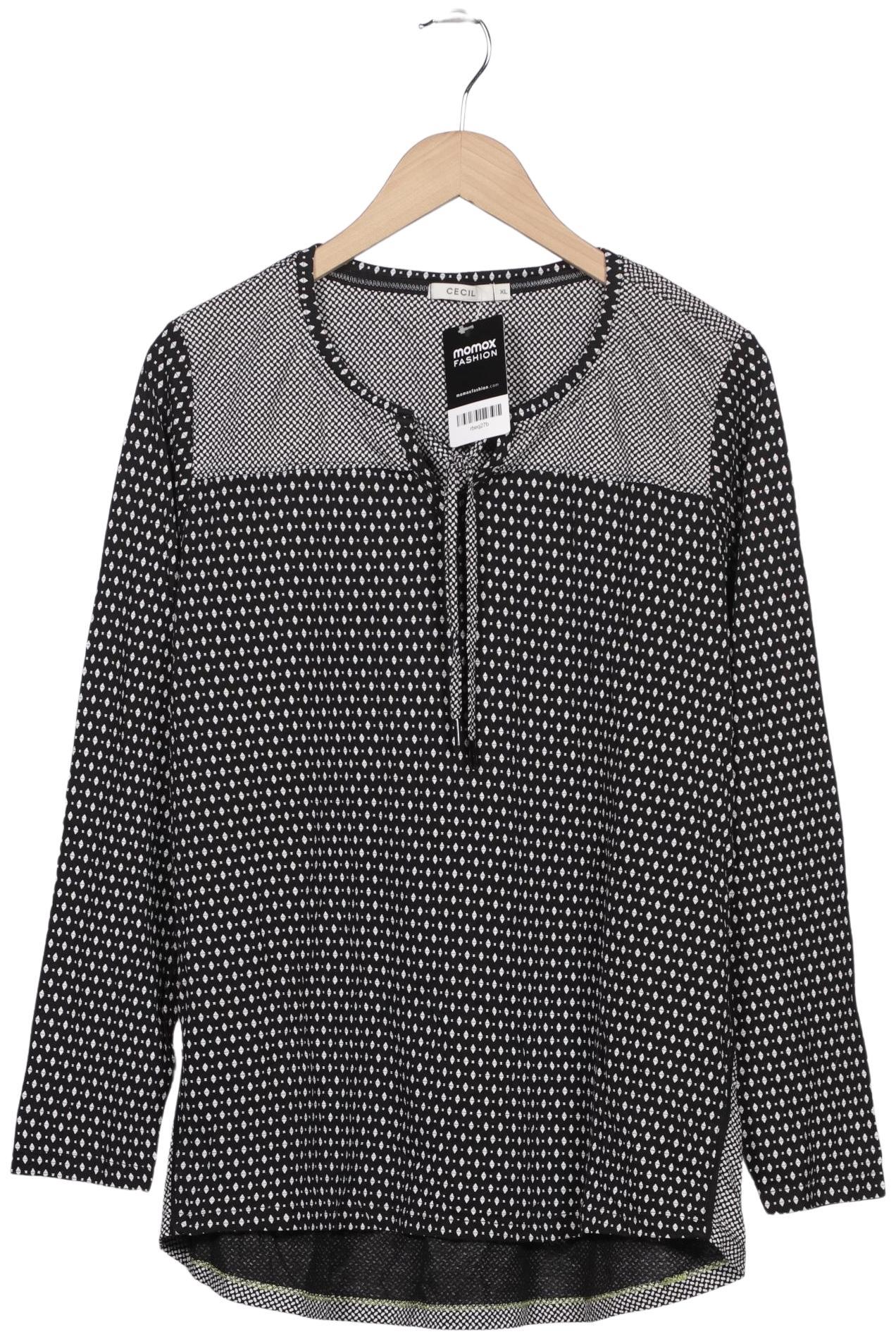 Thumbnail - Cecil Damen Langarmshirt, schwarz, Gr. 44