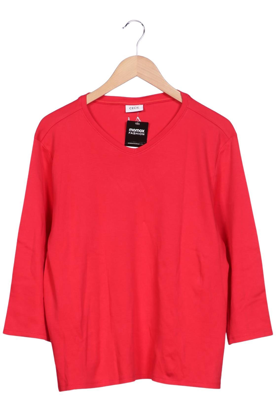 

Cecil Damen Langarmshirt, rot, Gr. 42