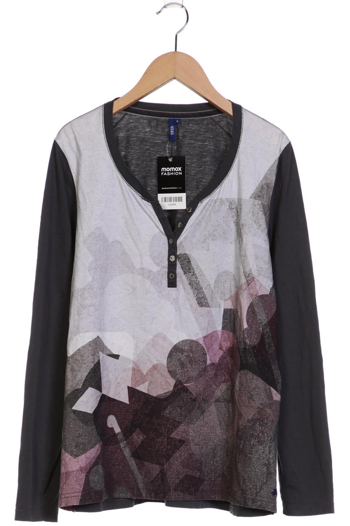

Cecil Damen Langarmshirt, grau, Gr. 38
