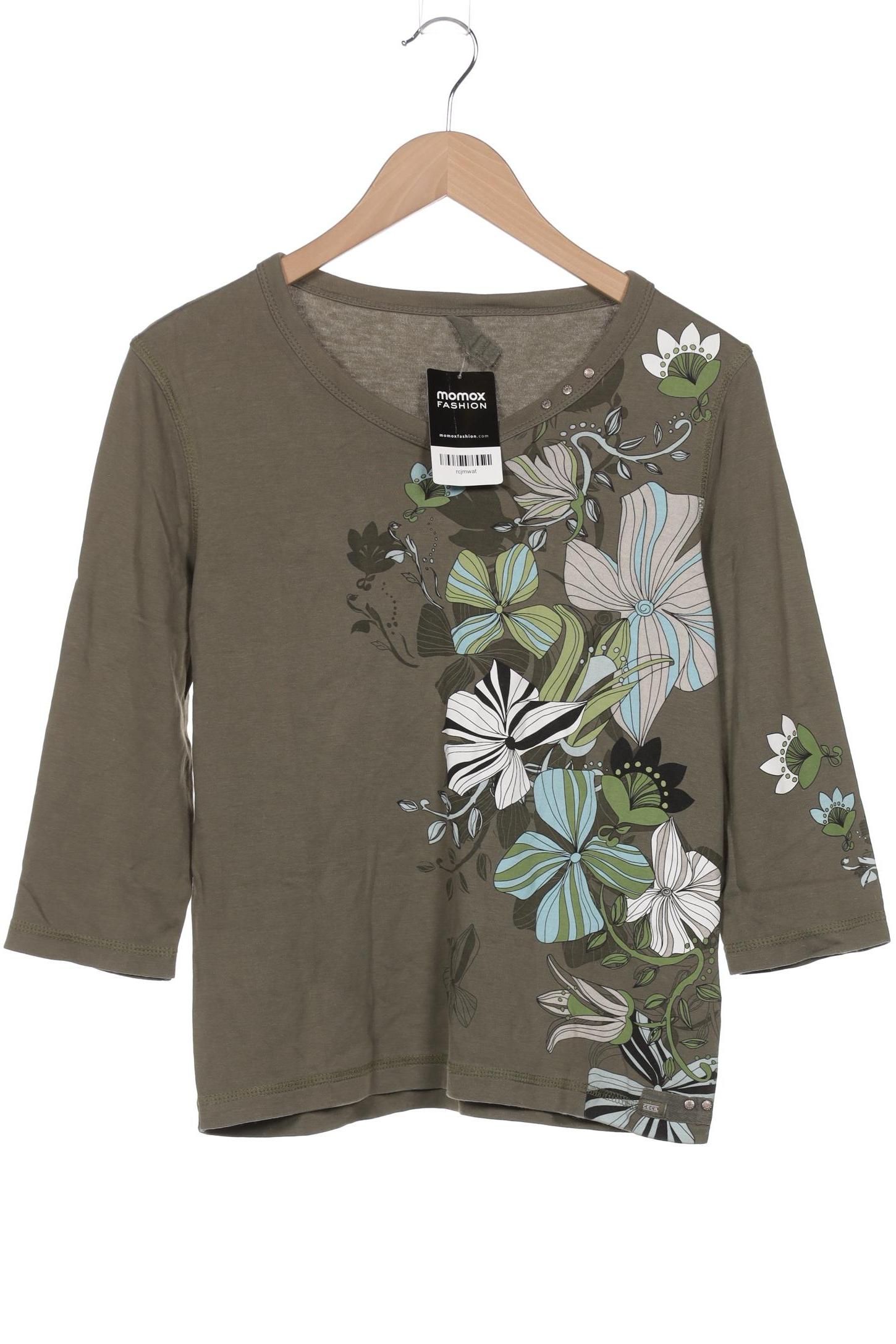 

Cecil Damen Langarmshirt, grün, Gr. 38