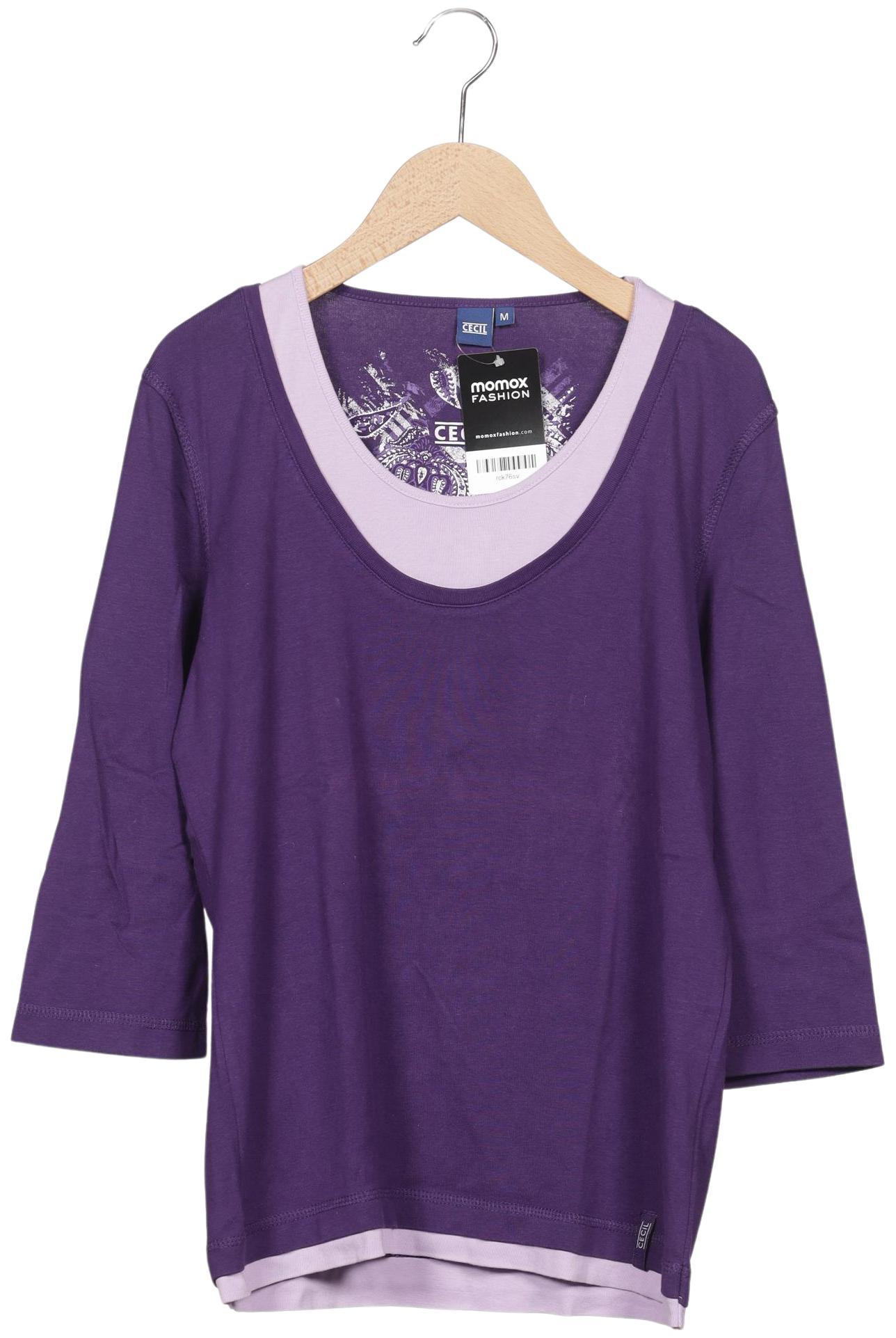 

Cecil Damen Langarmshirt, flieder, Gr. 38