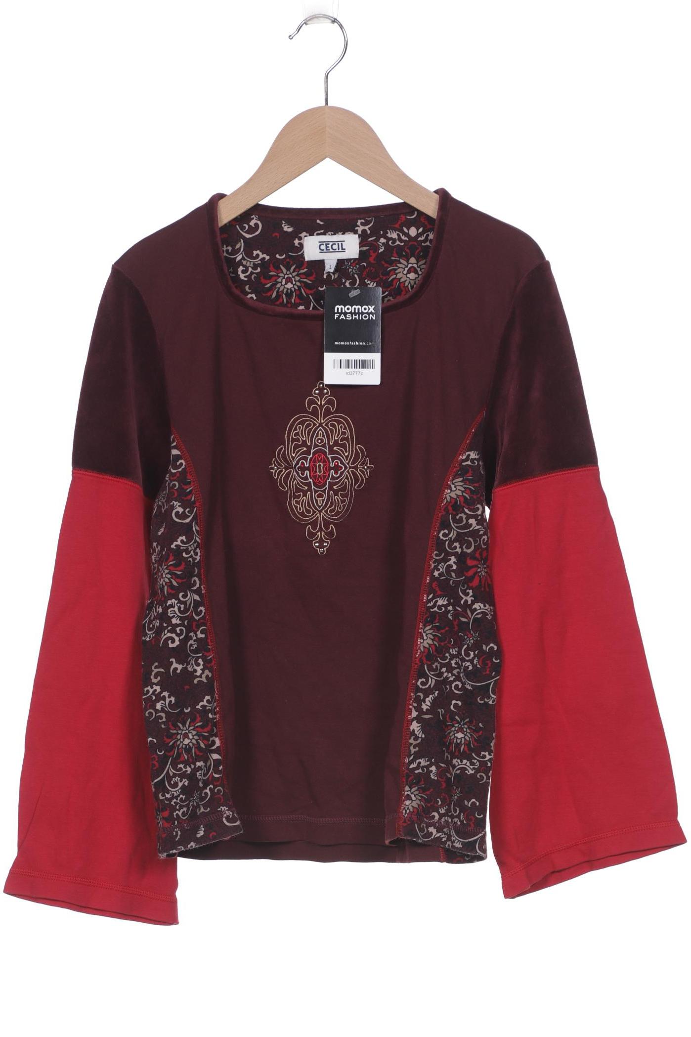 

CECIL Damen Langarmshirt, bordeaux