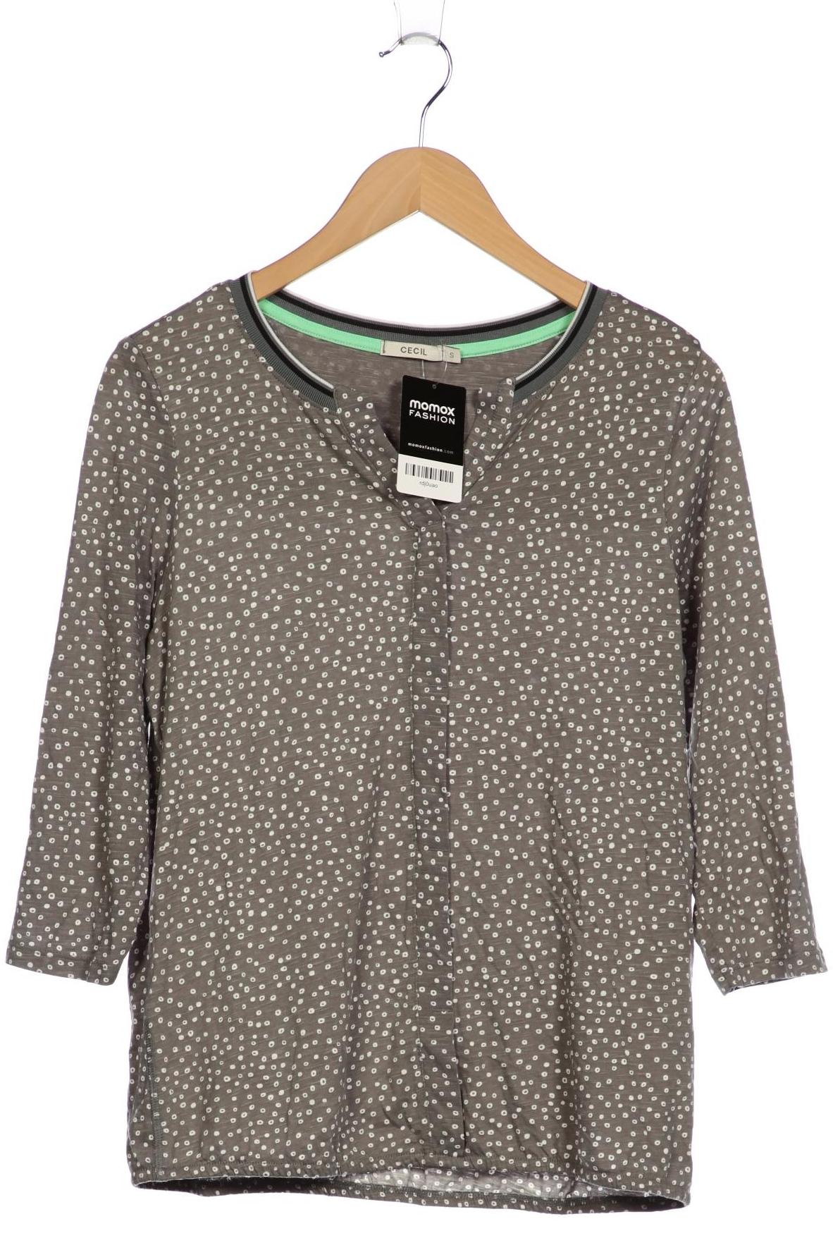 Thumbnail - Cecil Damen Langarmshirt, grau, Gr. 36