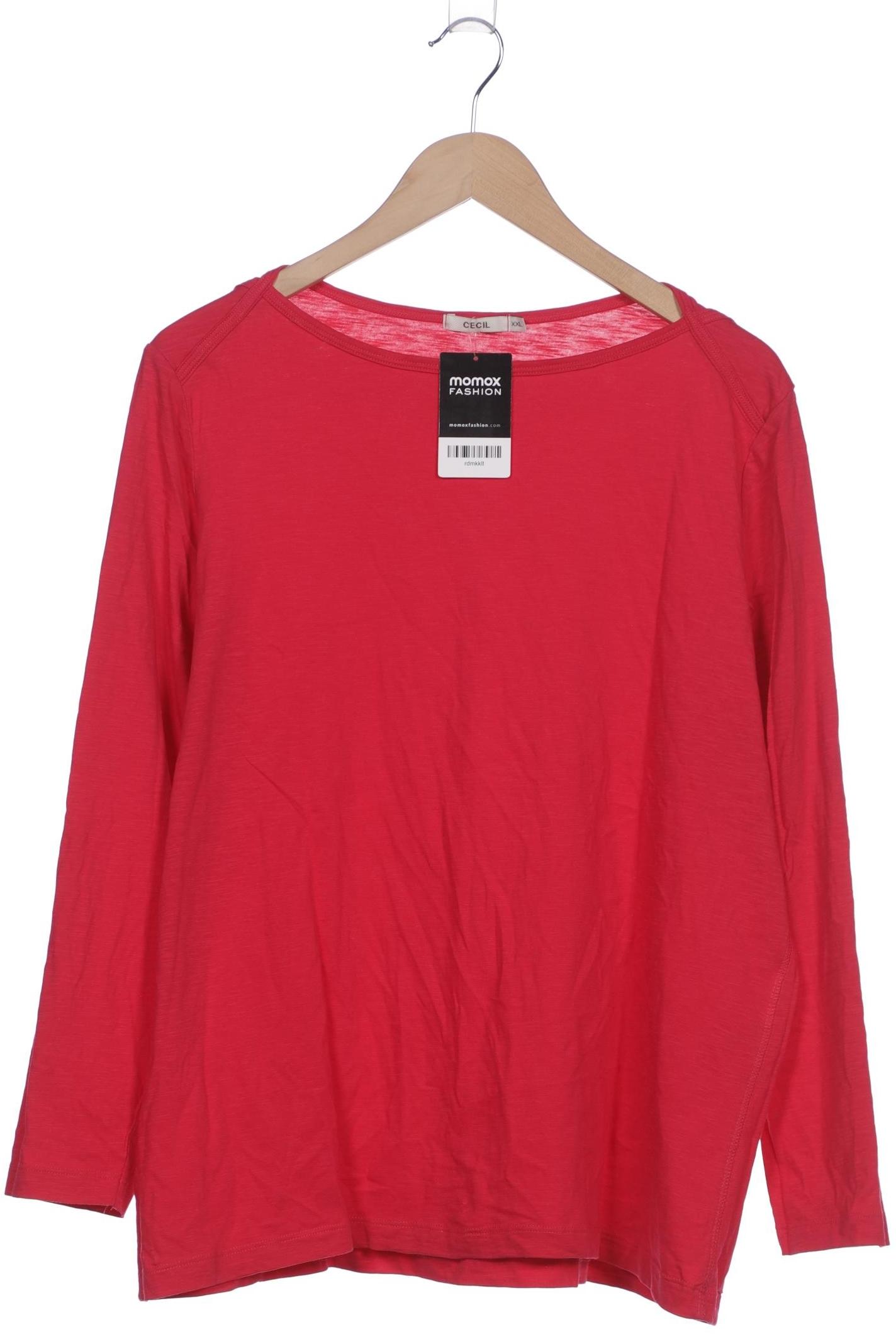 

Cecil Damen Langarmshirt, pink, Gr. 46