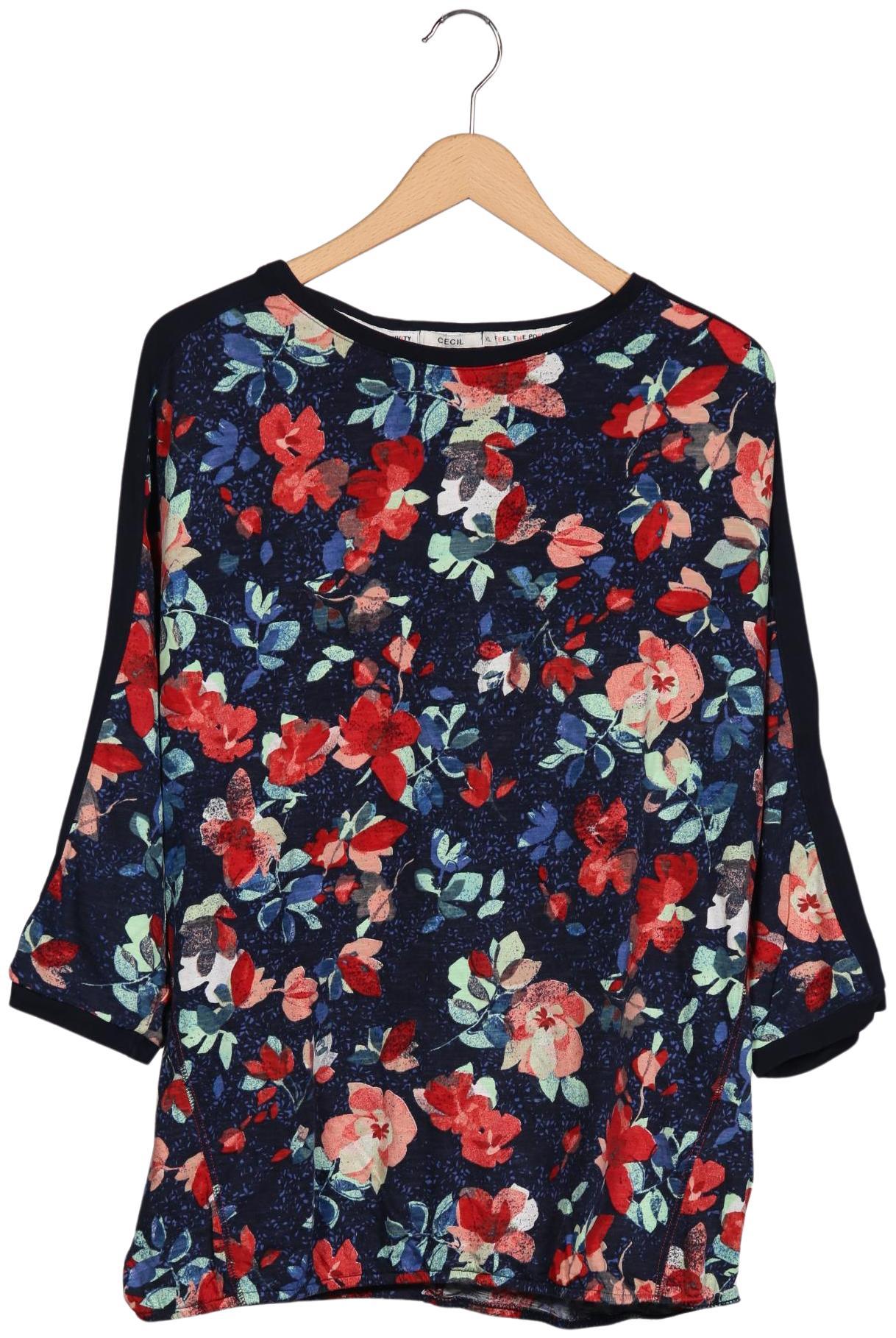 

Cecil Damen Langarmshirt, marineblau, Gr. 44