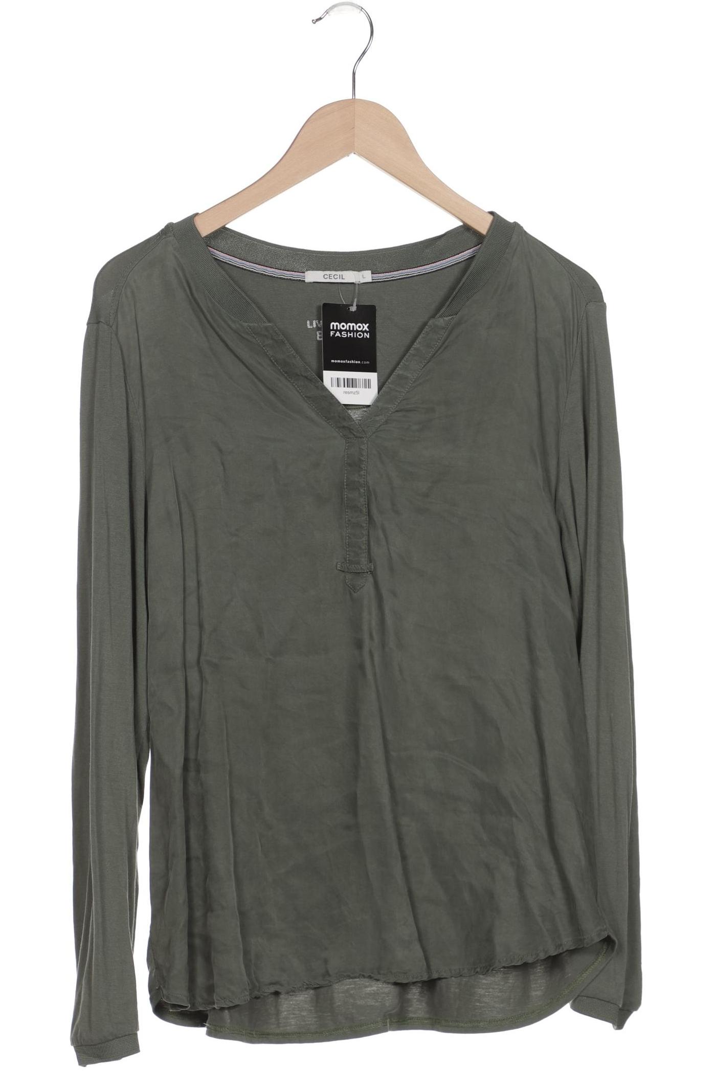 

Cecil Damen Langarmshirt, türkis, Gr. 42