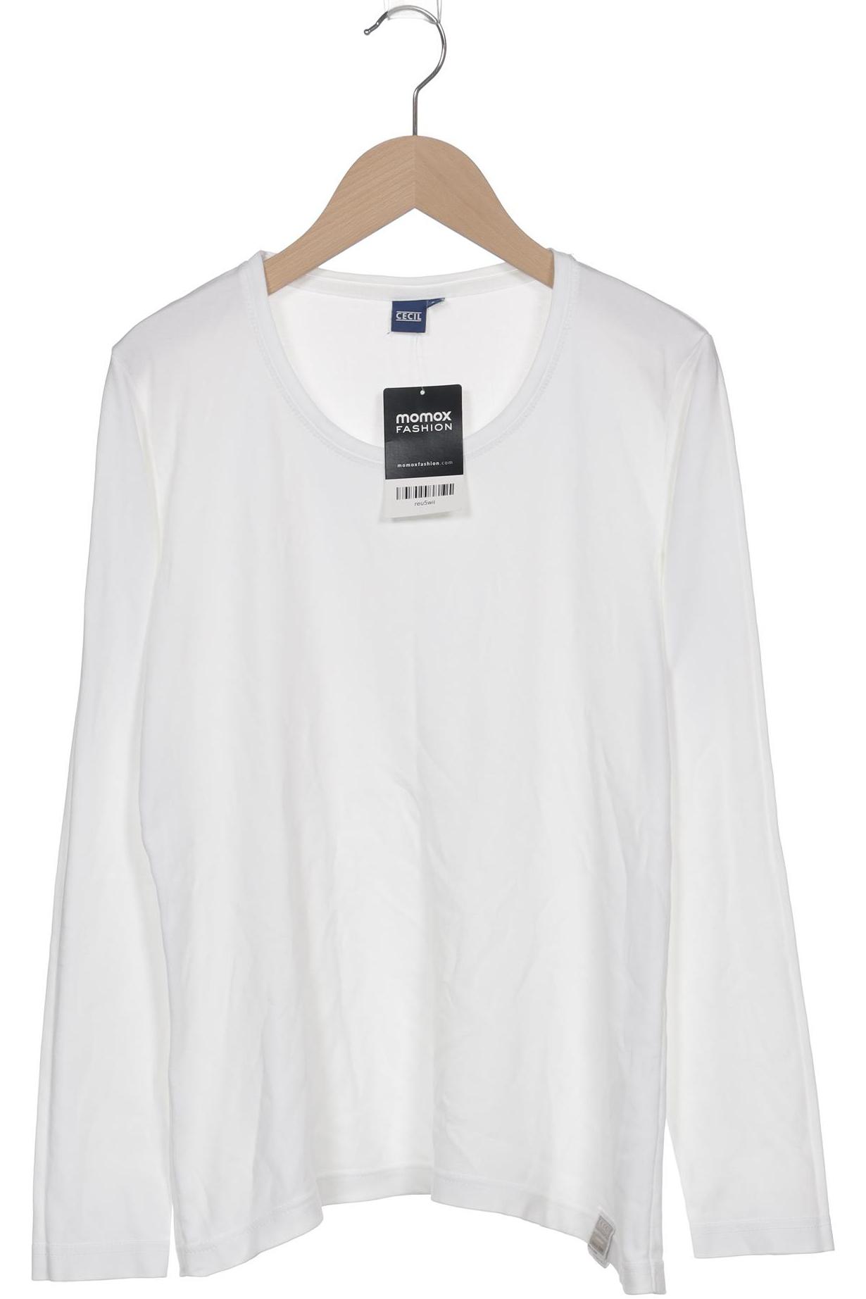 

Cecil Damen Langarmshirt, weiß, Gr. 38
