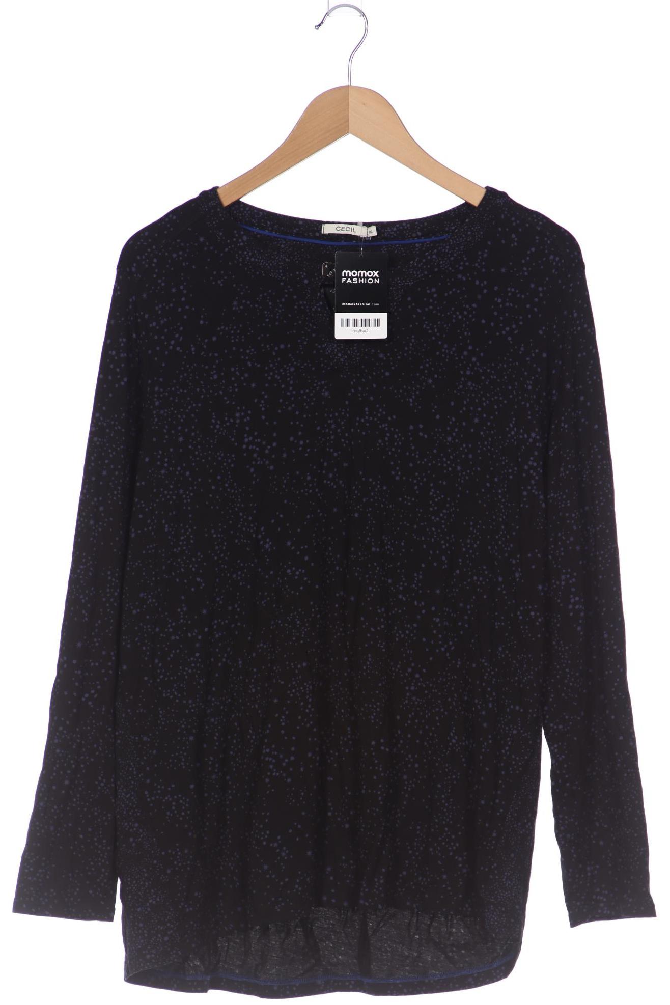 

Cecil Damen Langarmshirt, schwarz, Gr. 46