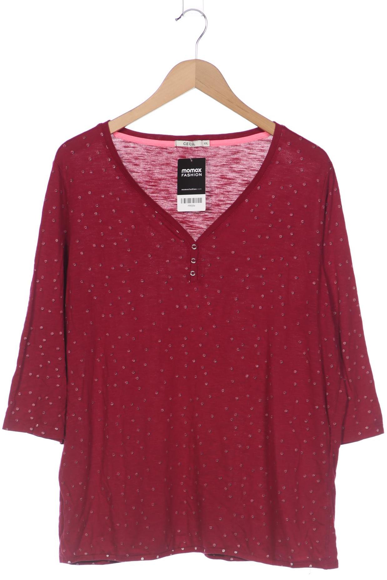 

Cecil Damen Langarmshirt, bordeaux, Gr. 46