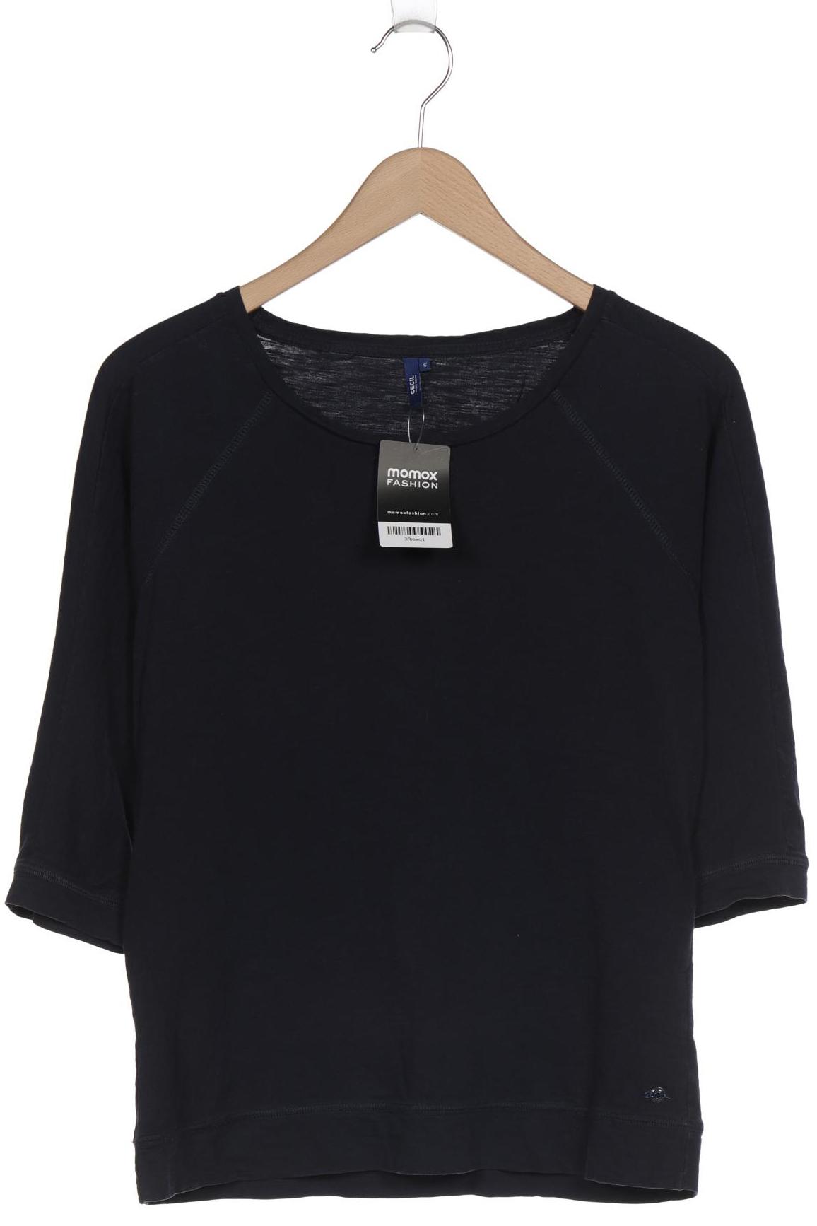 

Cecil Damen Langarmshirt, marineblau, Gr. 36