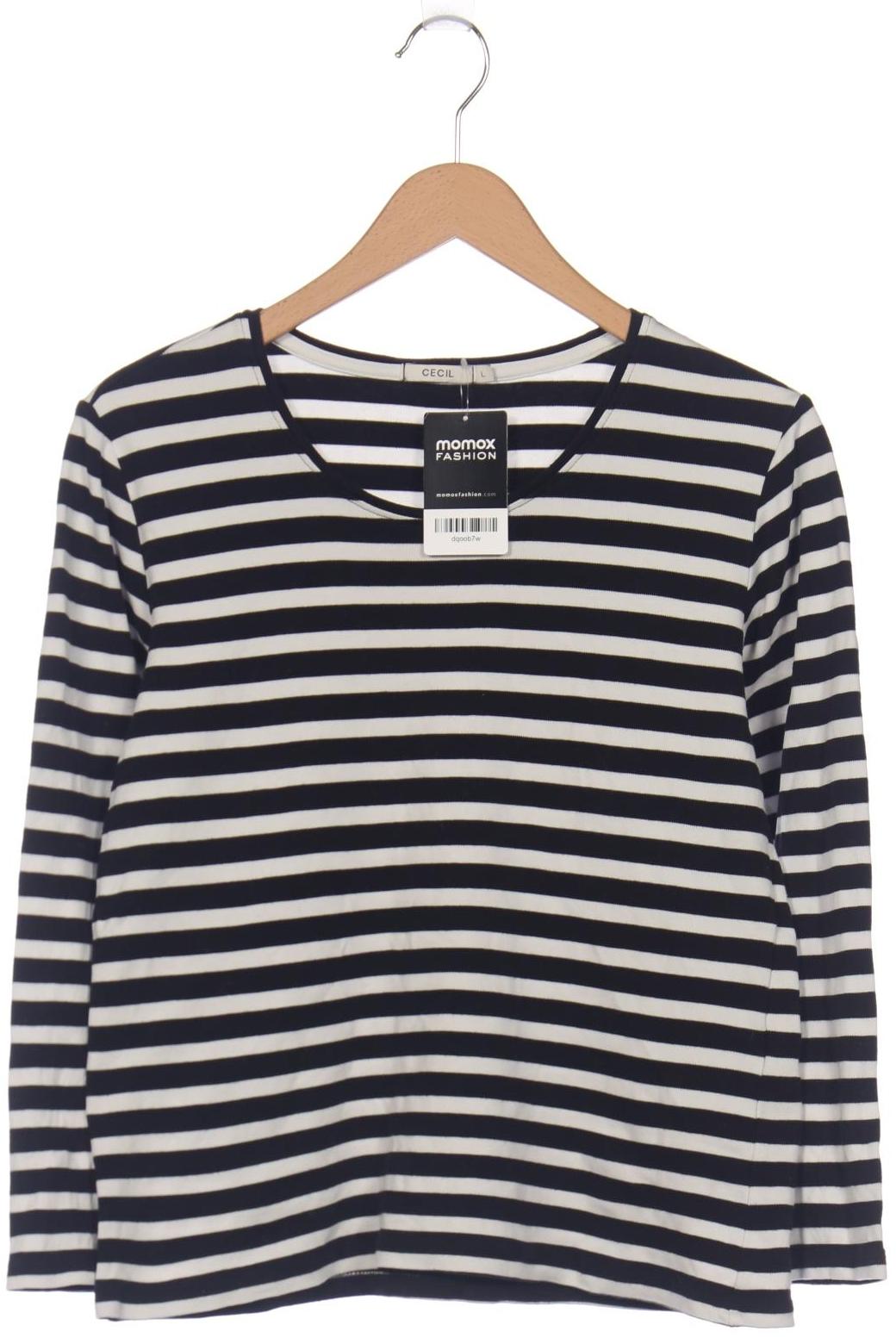 

Cecil Damen Langarmshirt, schwarz, Gr. 42