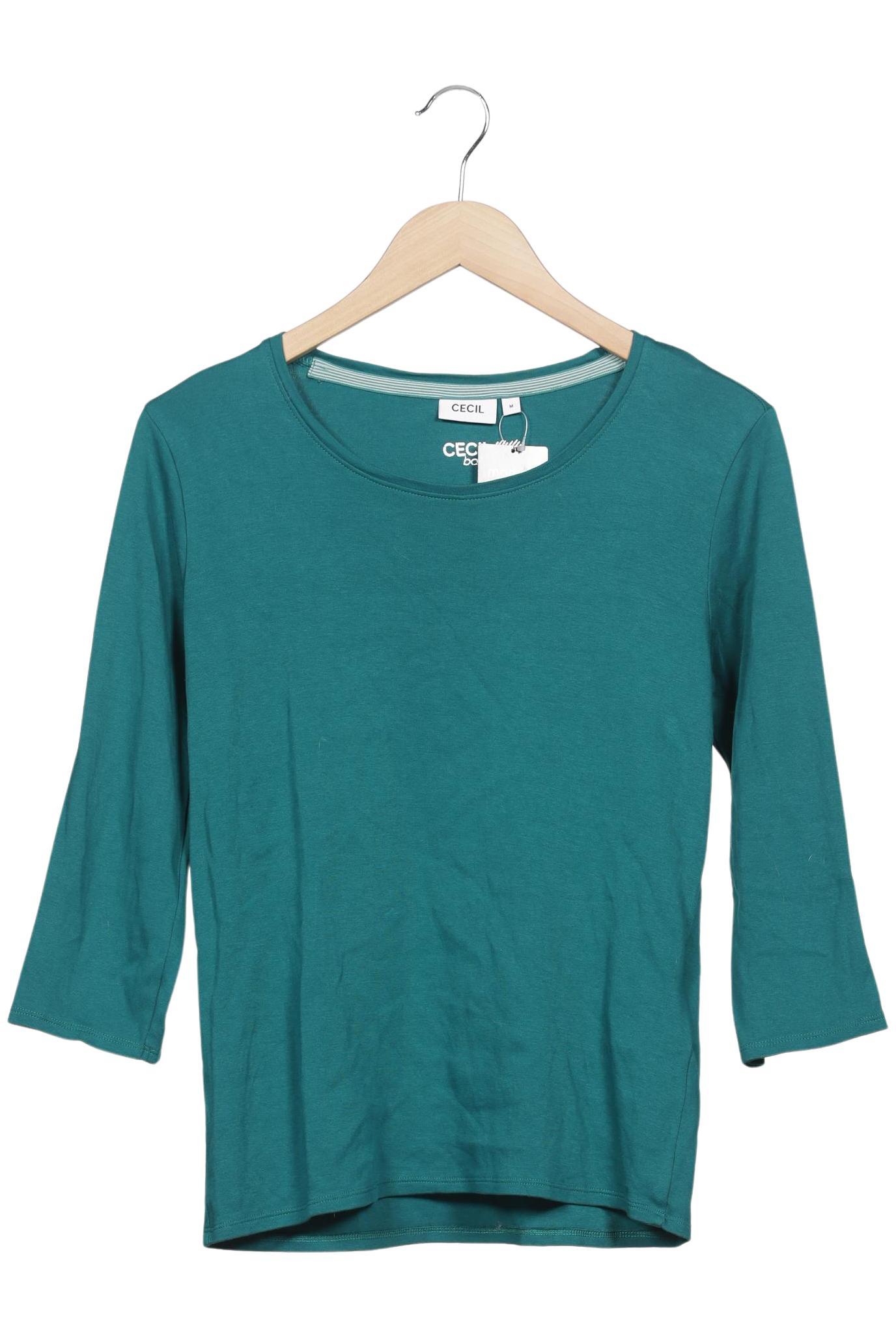 

Cecil Damen Langarmshirt, türkis, Gr. 38