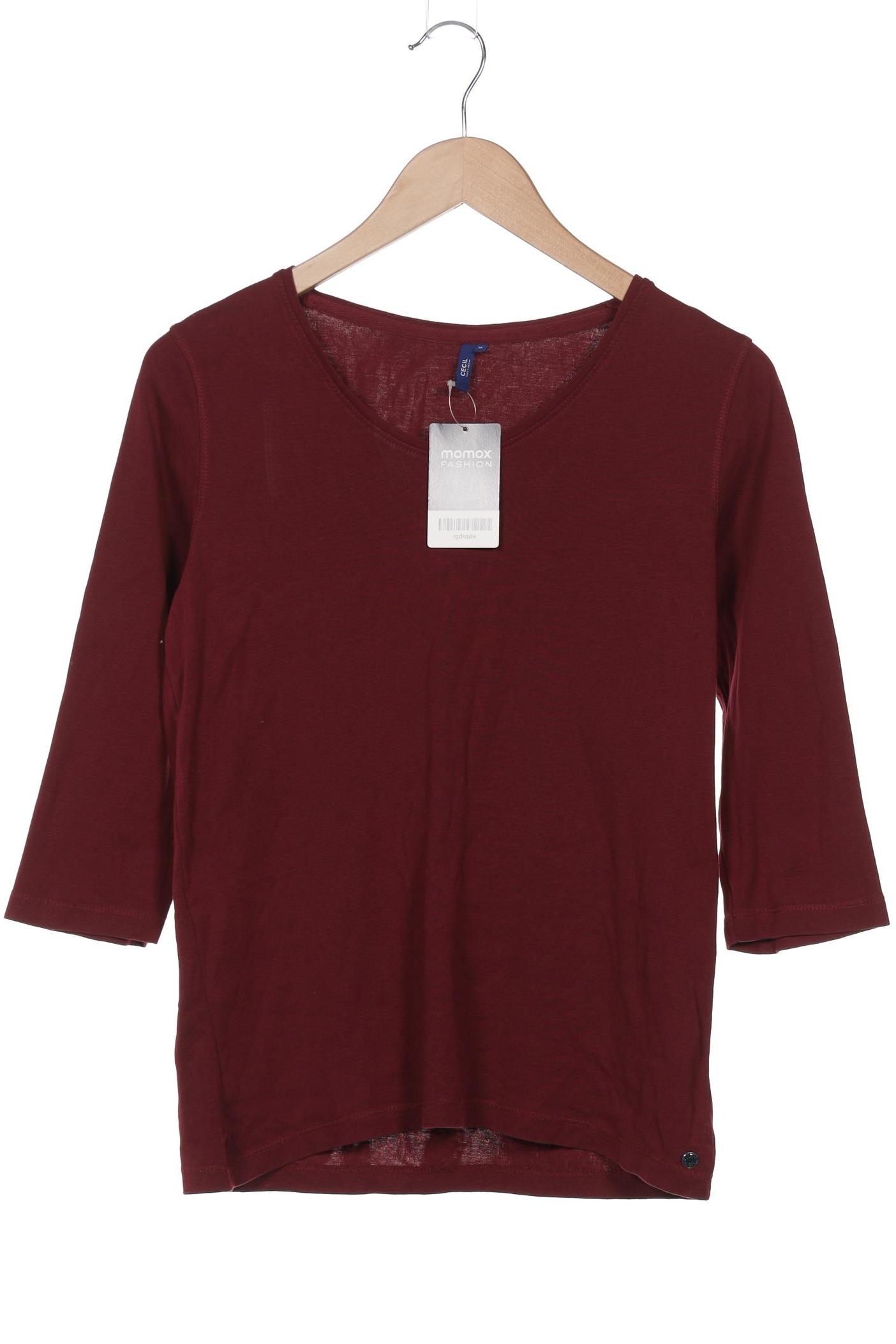 

Cecil Damen Langarmshirt, bordeaux, Gr. 38