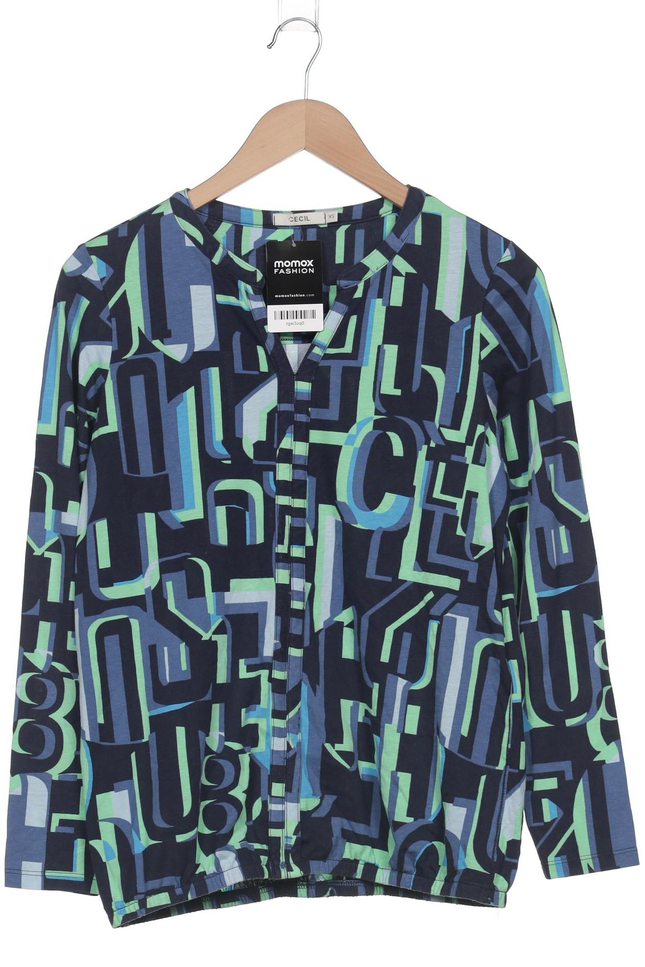 

Cecil Damen Langarmshirt, marineblau, Gr. 34