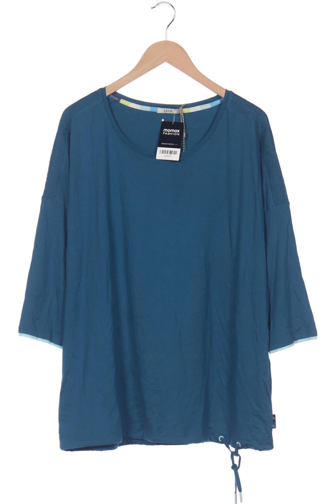 

Cecil Damen Langarmshirt, türkis, Gr. 46