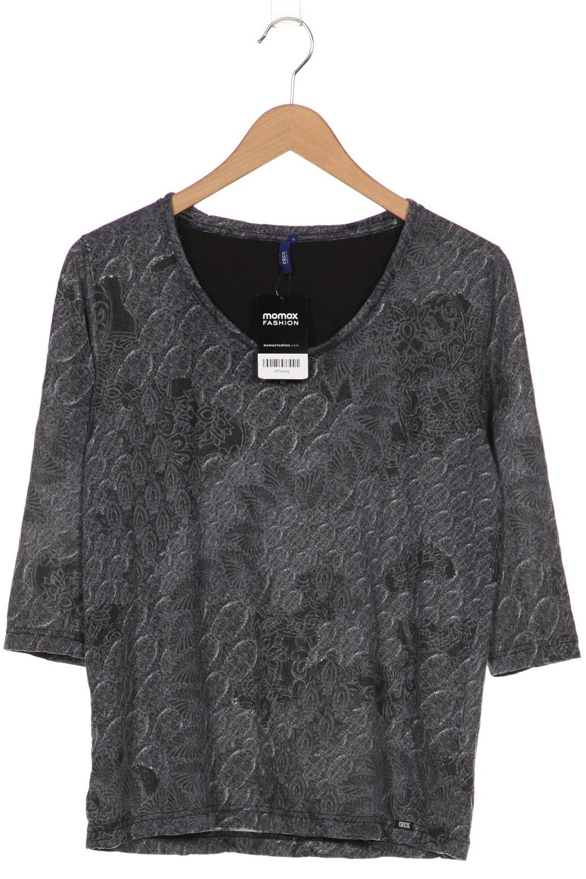 

Cecil Damen Langarmshirt, grau, Gr. 38