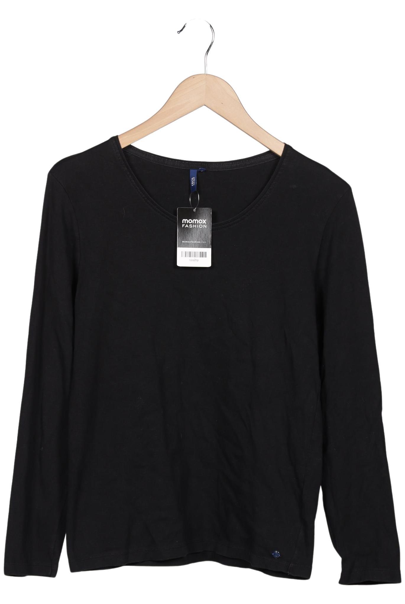 

Cecil Damen Langarmshirt, schwarz, Gr. 42