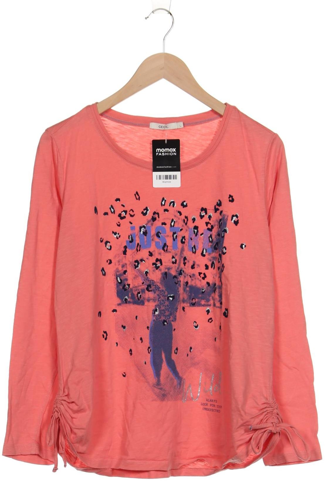 

Cecil Damen Langarmshirt, pink, Gr. 42