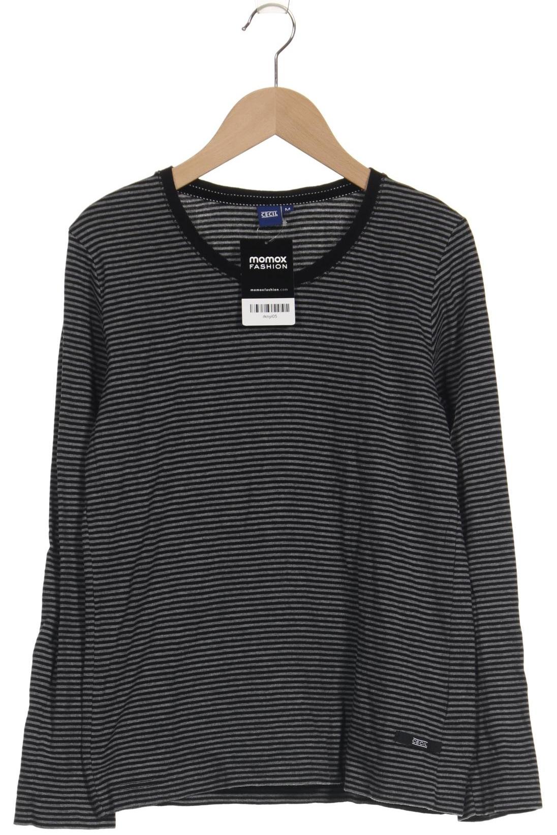 

Cecil Damen Langarmshirt, schwarz, Gr. 38