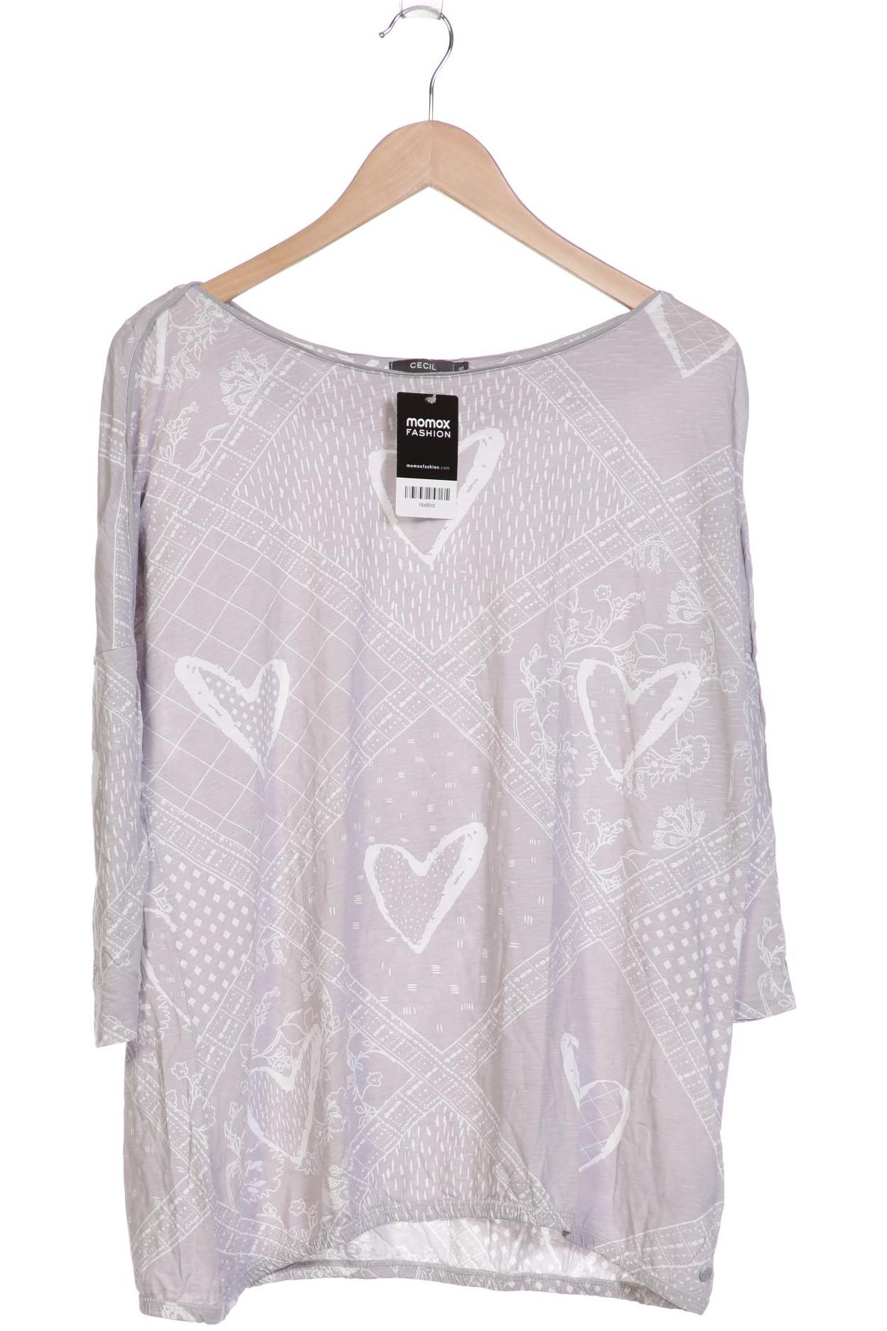 

Cecil Damen Langarmshirt, grau, Gr. 44