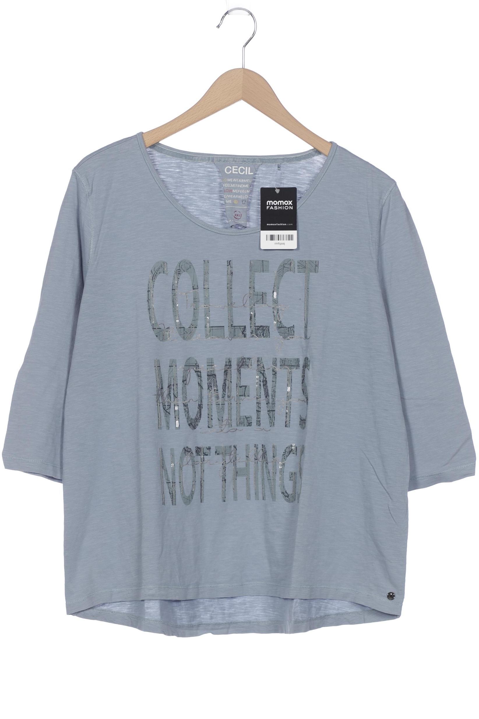 

Cecil Damen Langarmshirt, hellblau, Gr. 46