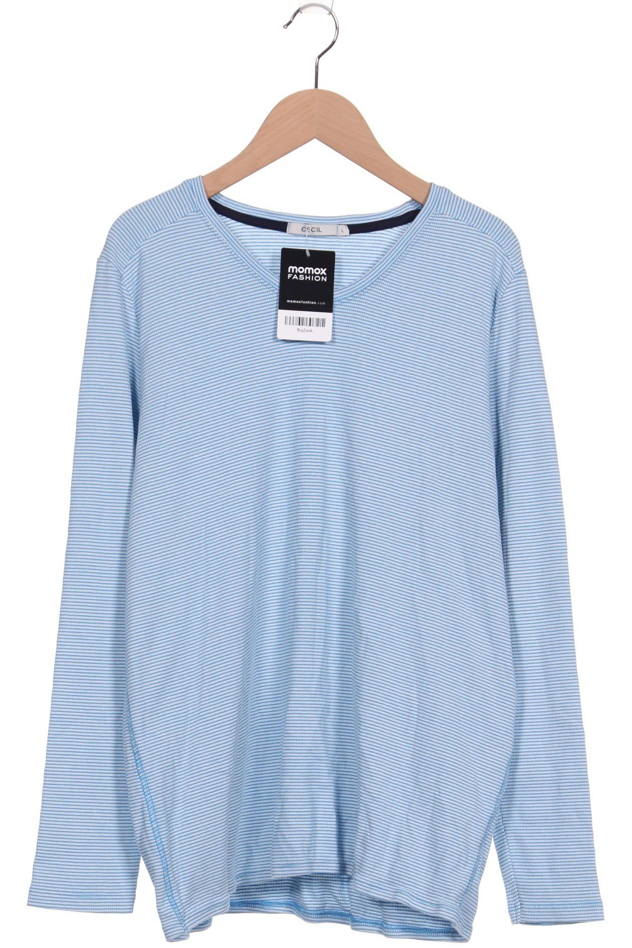 

CECIL Damen Langarmshirt, hellblau