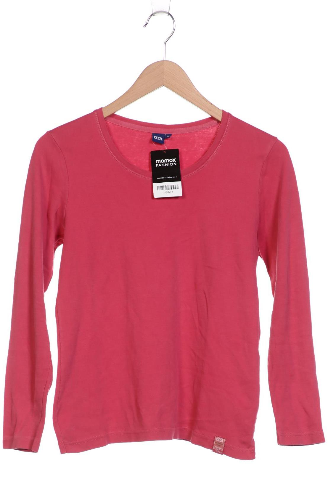 

Cecil Damen Langarmshirt, pink, Gr. 36
