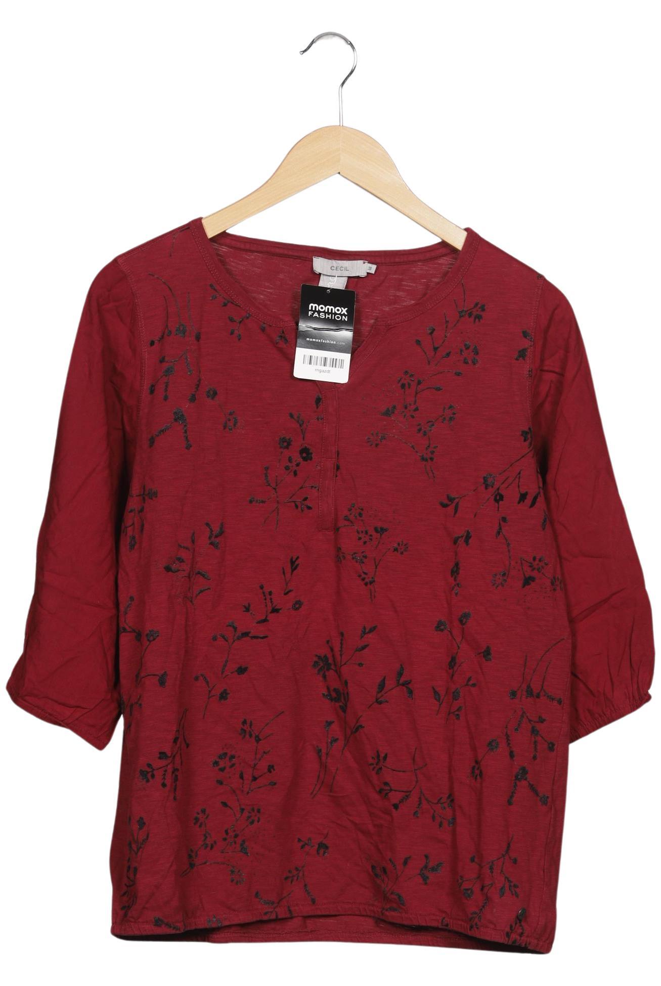 

Cecil Damen Langarmshirt, rot, Gr. 38