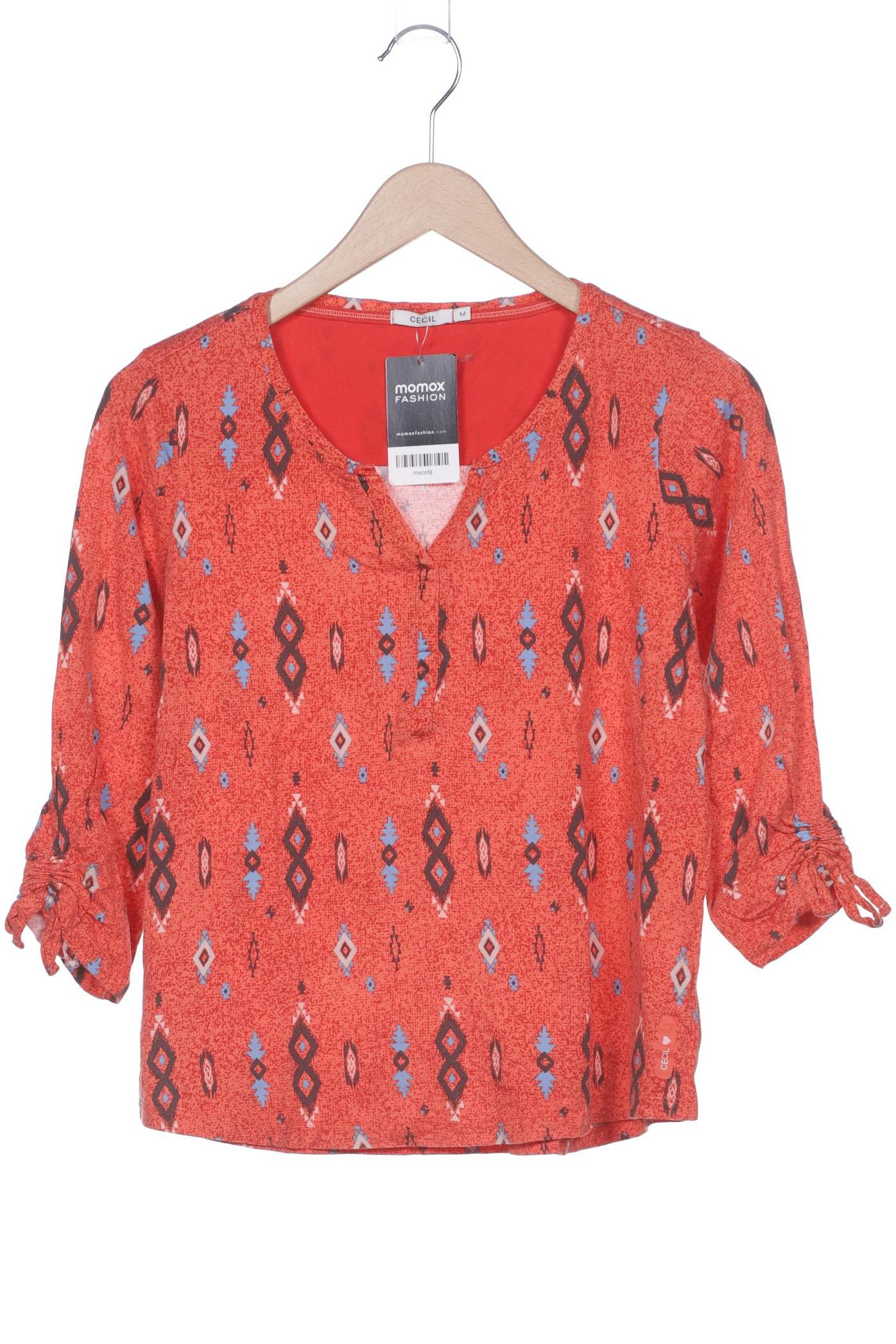 

Cecil Damen Langarmshirt, orange, Gr. 38
