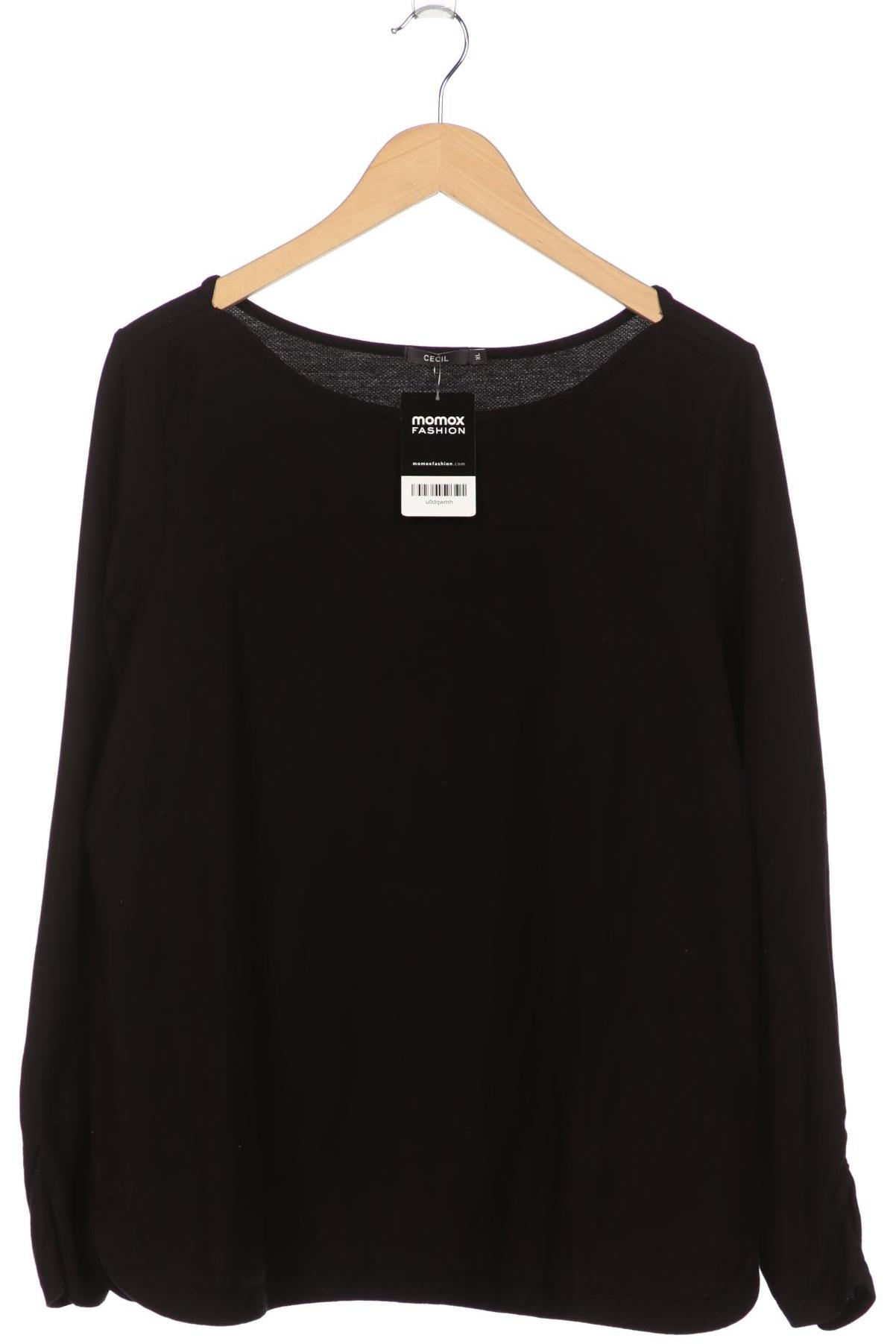 

Cecil Damen Langarmshirt, schwarz, Gr. 44