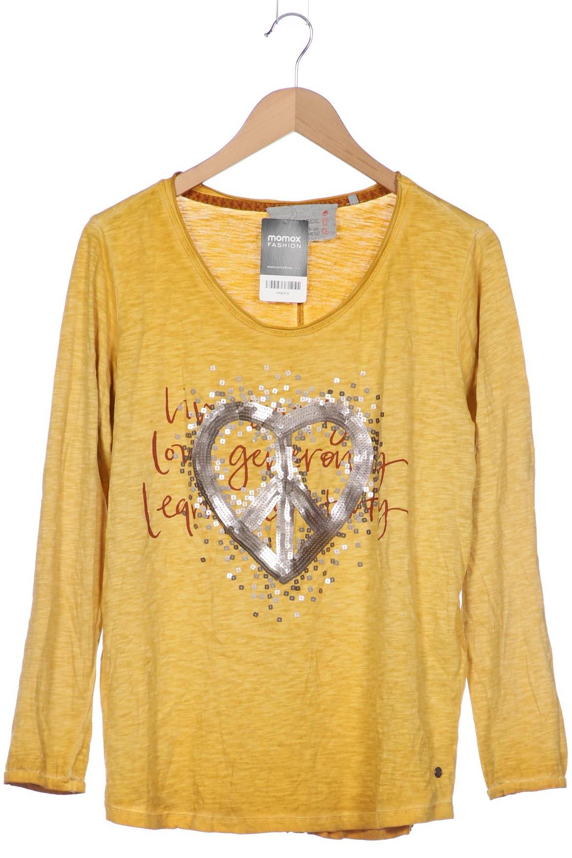 

CECIL Damen Langarmshirt, gelb