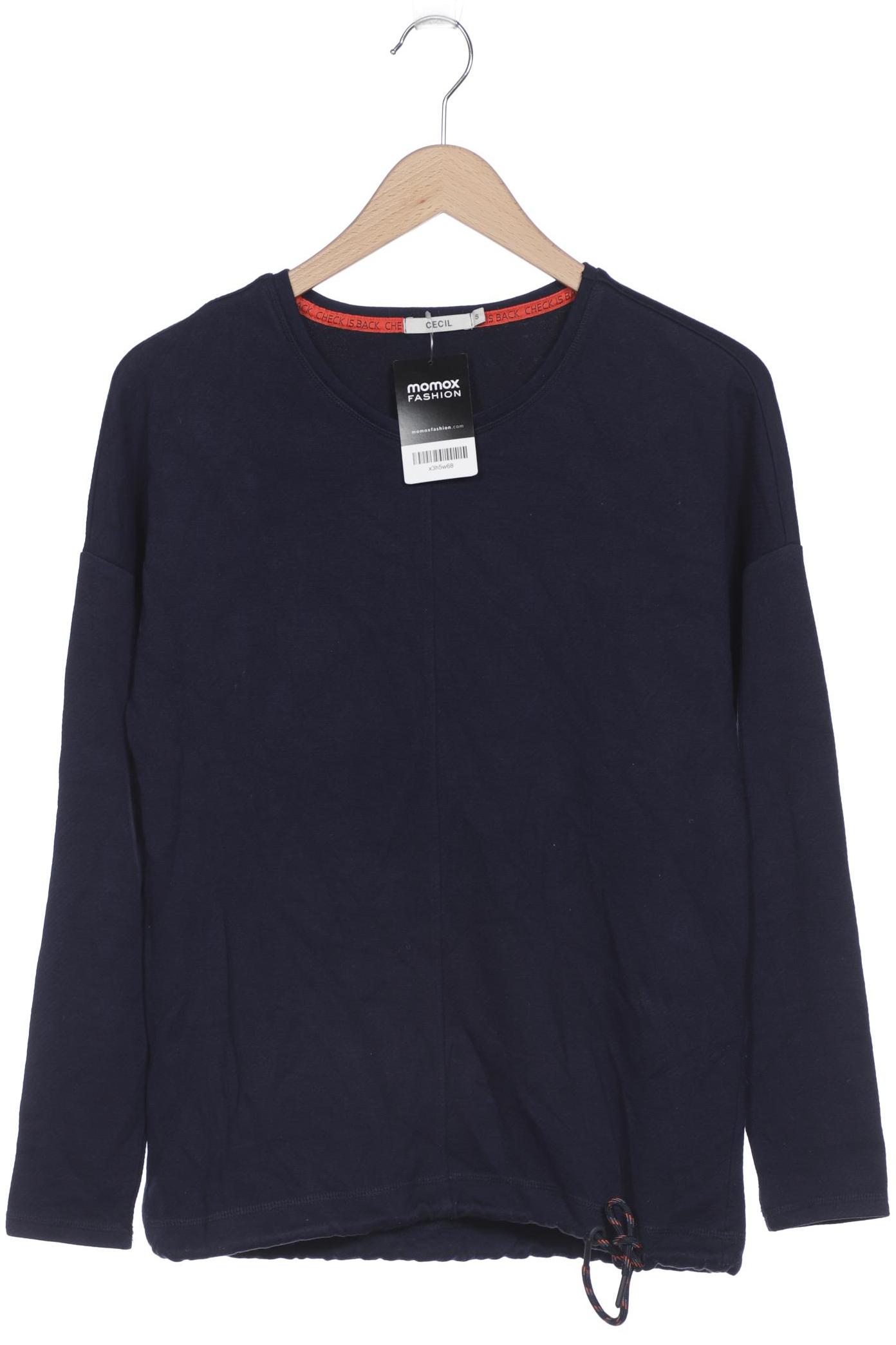 

CECIL Damen Langarmshirt, marineblau