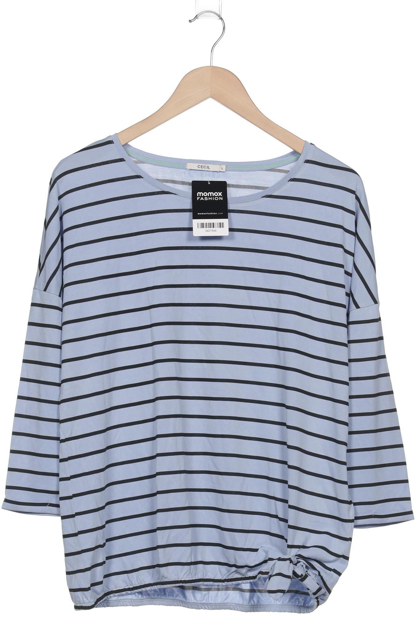 

Cecil Damen Langarmshirt, blau, Gr. 42