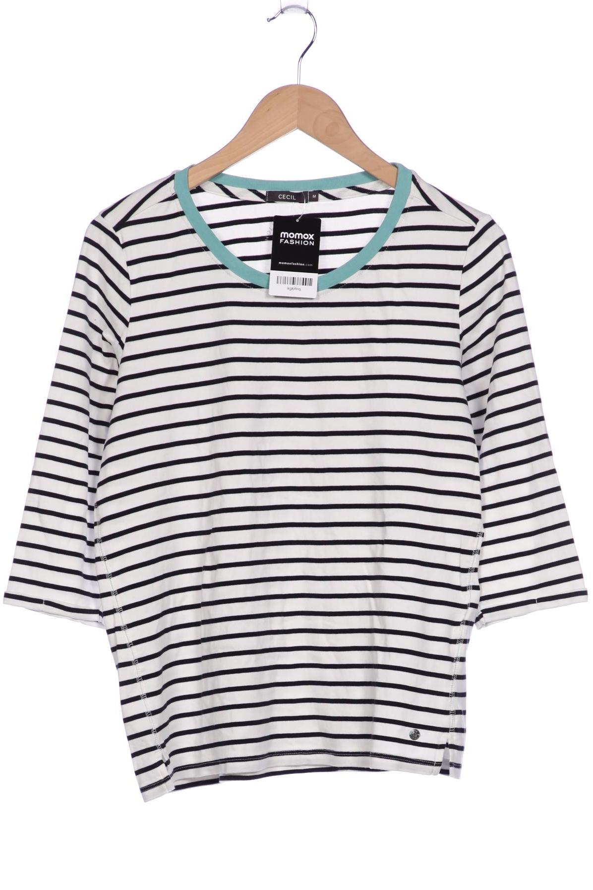 

Cecil Damen Langarmshirt, weiß, Gr. 38