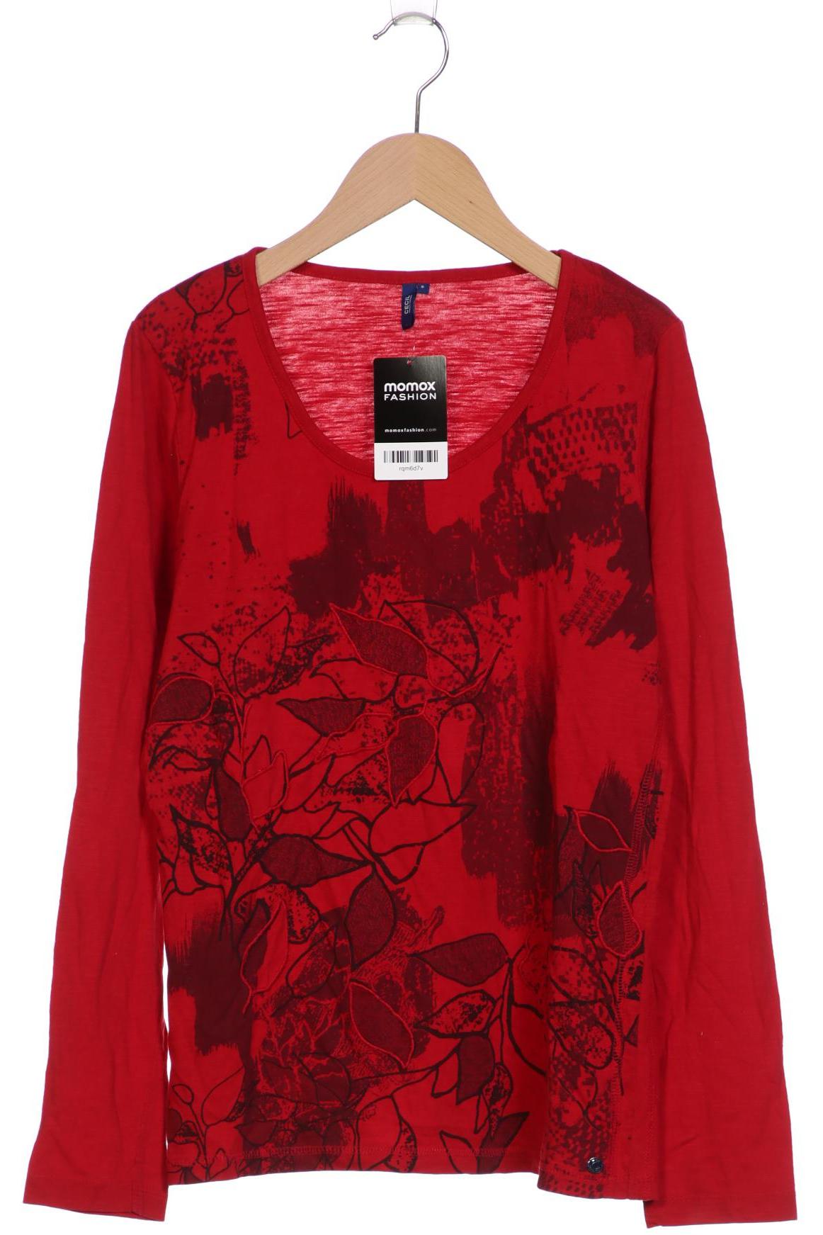 

Cecil Damen Langarmshirt, rot, Gr. 36