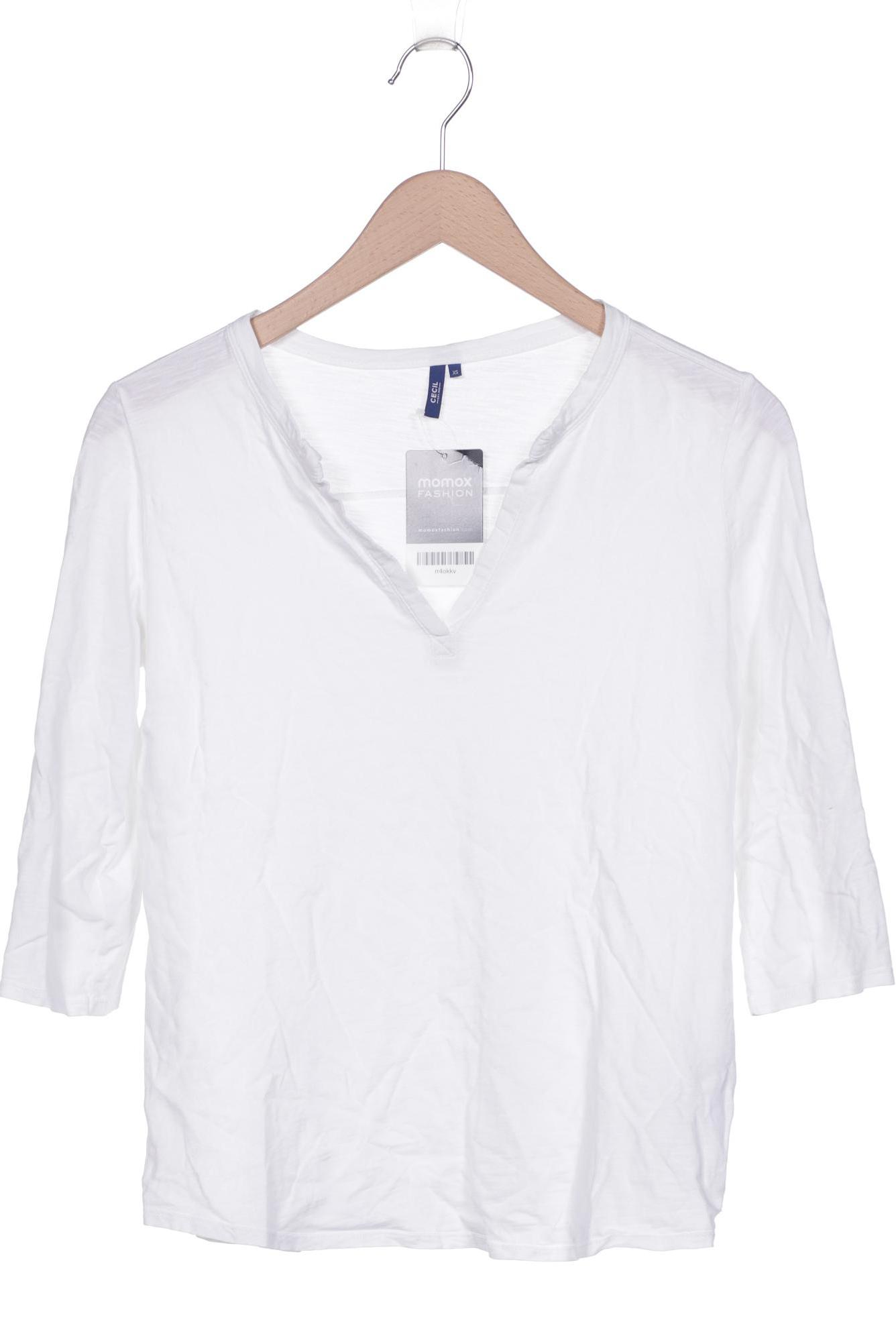 

CECIL Damen Langarmshirt, weiß
