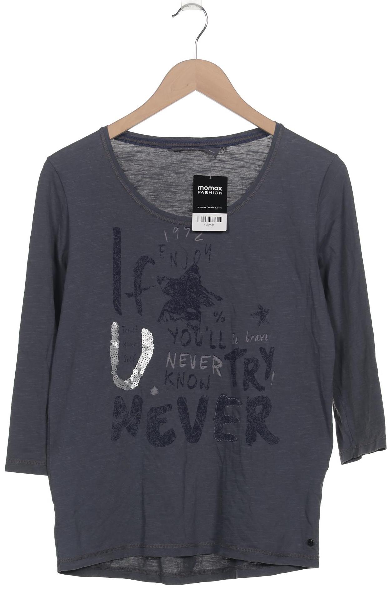 

Cecil Damen Langarmshirt, grau, Gr. 42