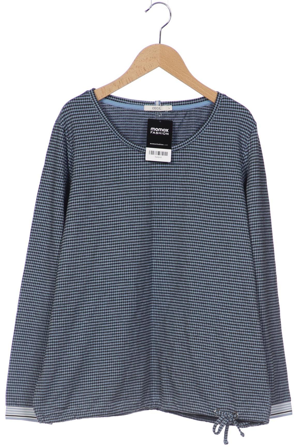 

Cecil Damen Langarmshirt, blau, Gr. 42