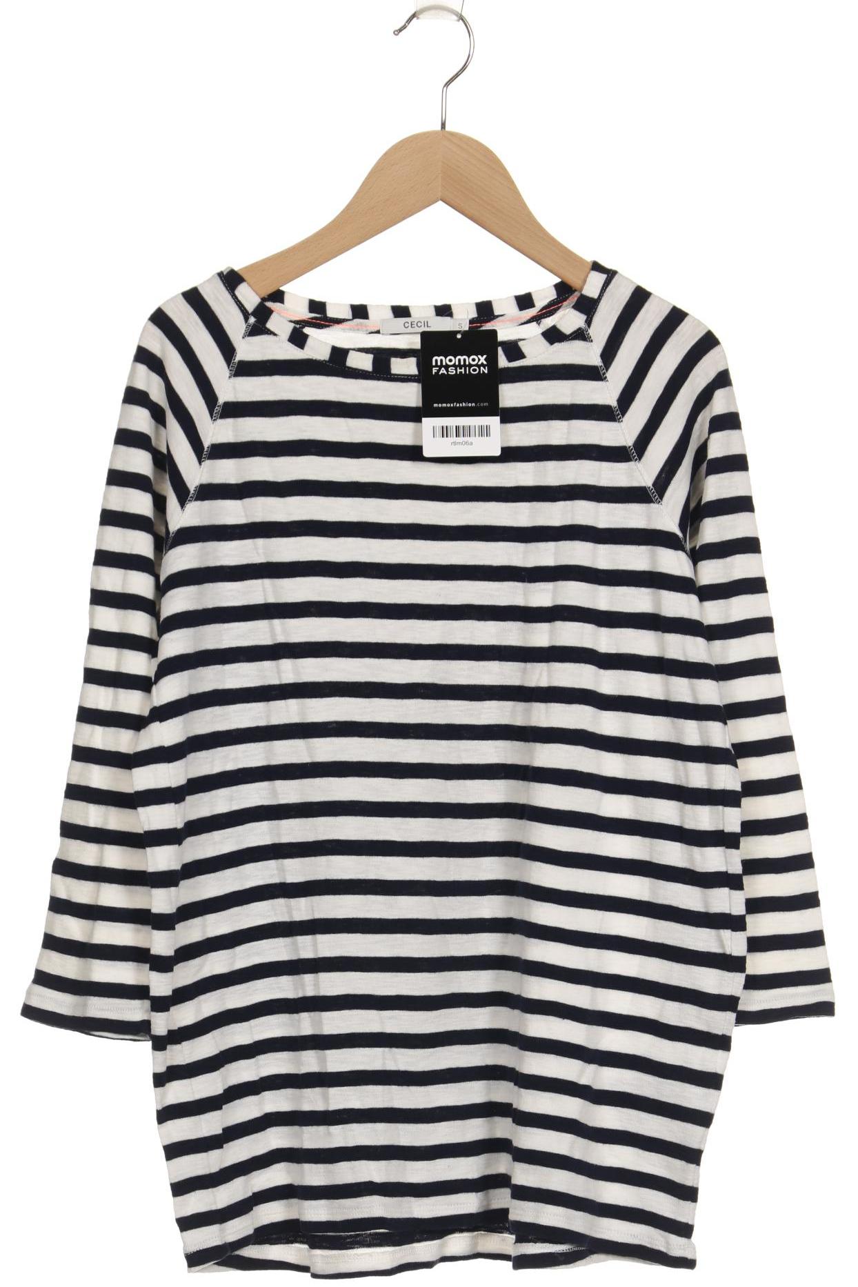 

Cecil Damen Langarmshirt, marineblau, Gr. 36