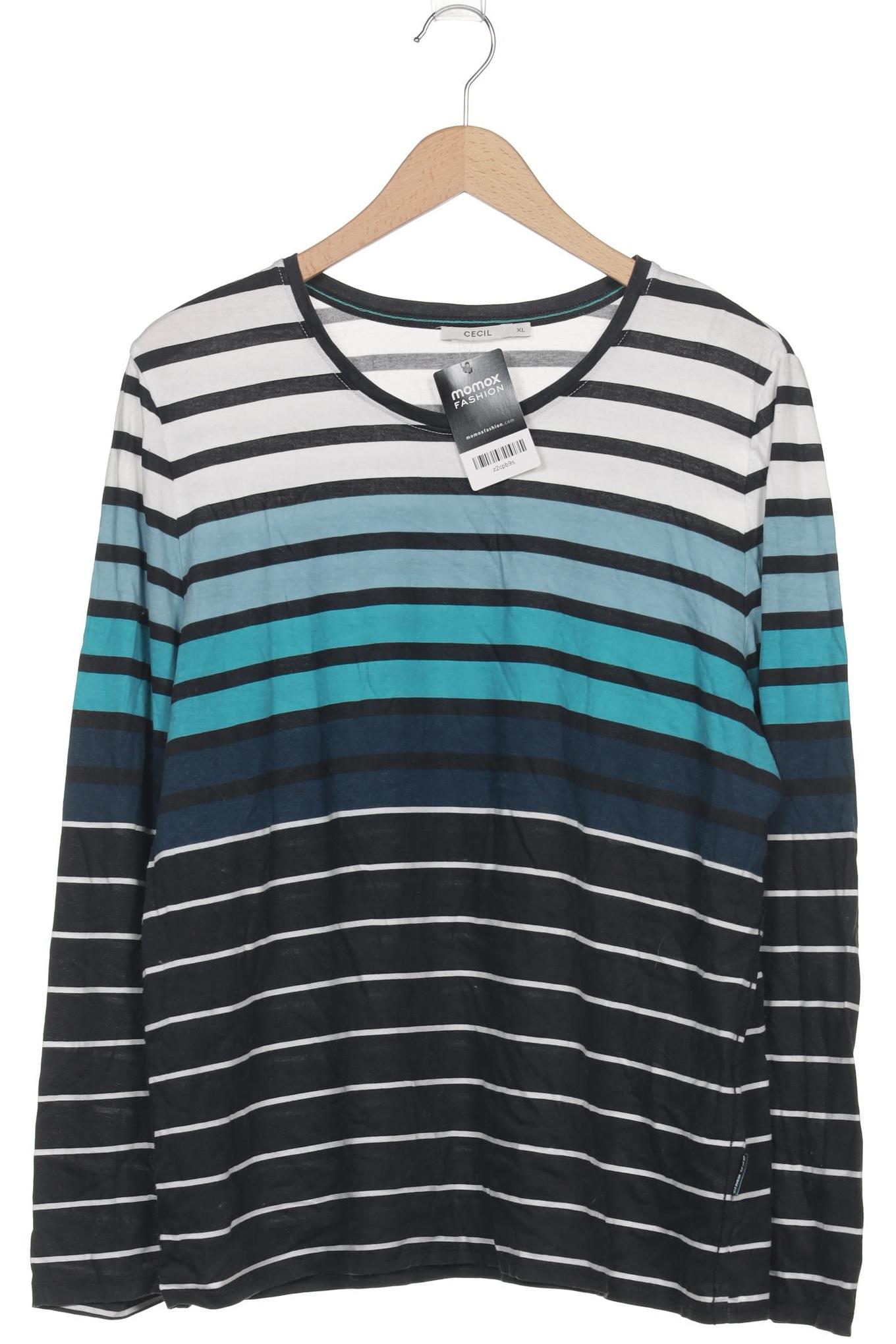 

Cecil Damen Langarmshirt, schwarz, Gr. 44