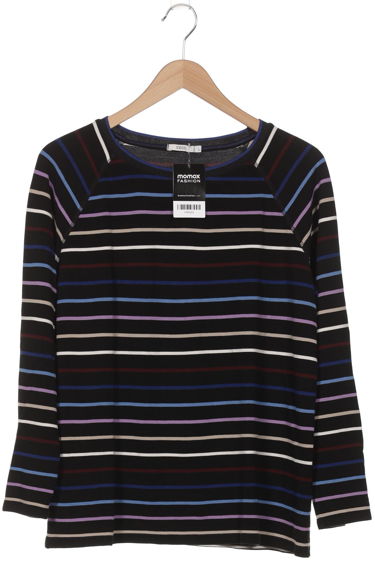 

Cecil Damen Langarmshirt, schwarz, Gr. 42