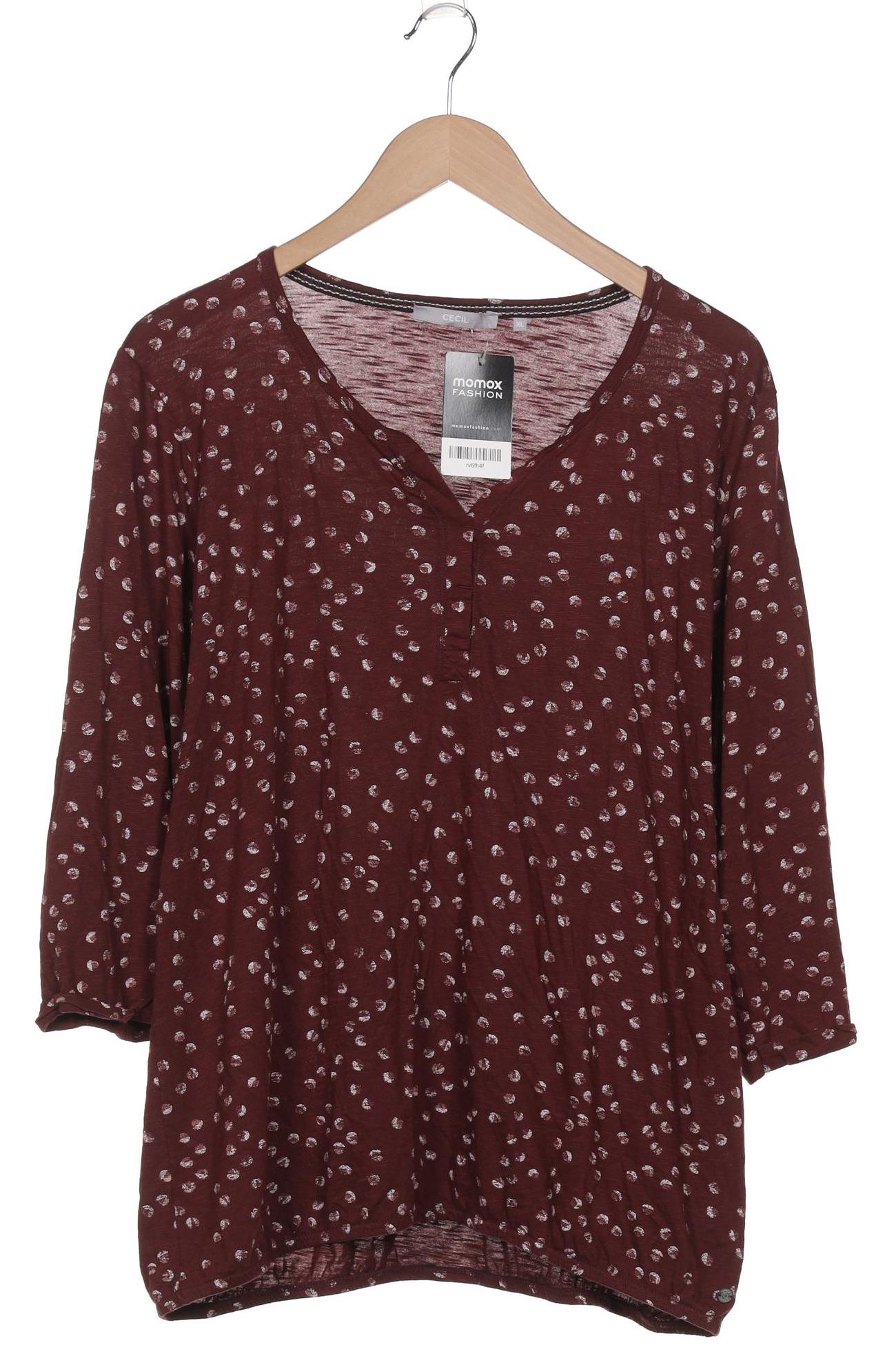 

Cecil Damen Langarmshirt, bordeaux, Gr. 44