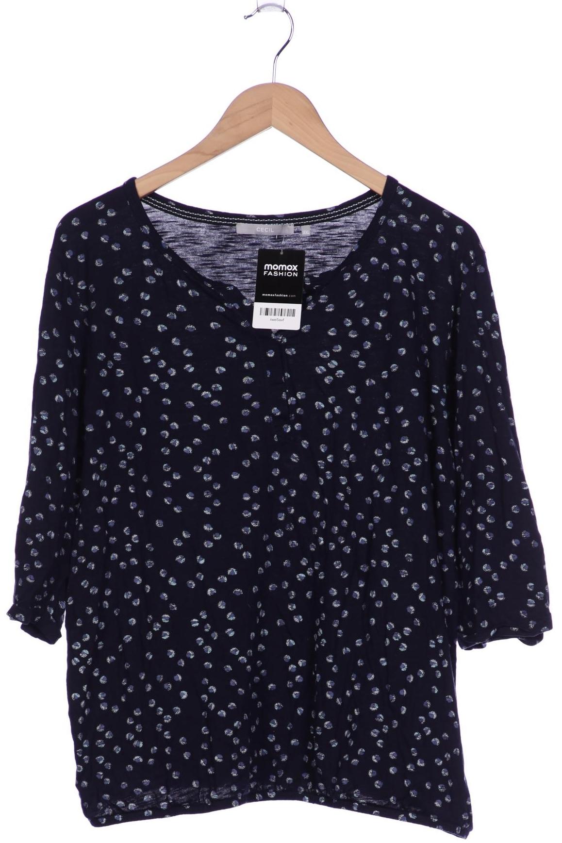 

Cecil Damen Langarmshirt, marineblau, Gr. 46