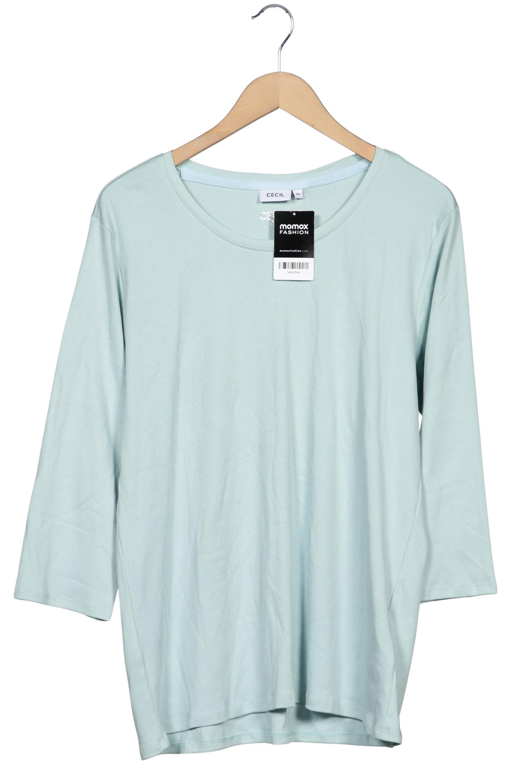 

Cecil Damen Langarmshirt, hellblau, Gr. 46